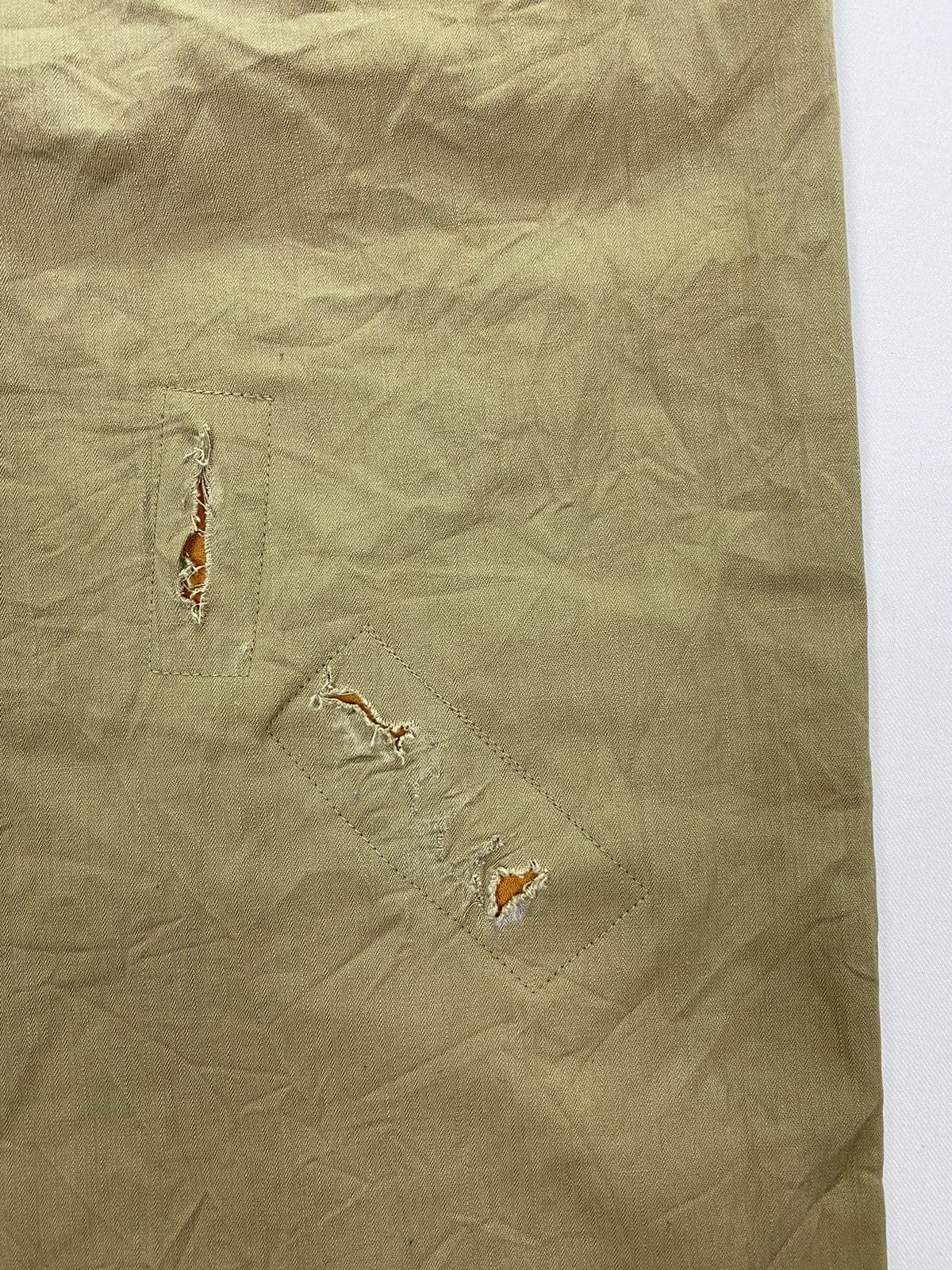 Issey Miyake I.S. Issey Miyake Sunao Kuwahara Destroyed Capri Pant Size US 30 / EU 46 - 15 Thumbnail
