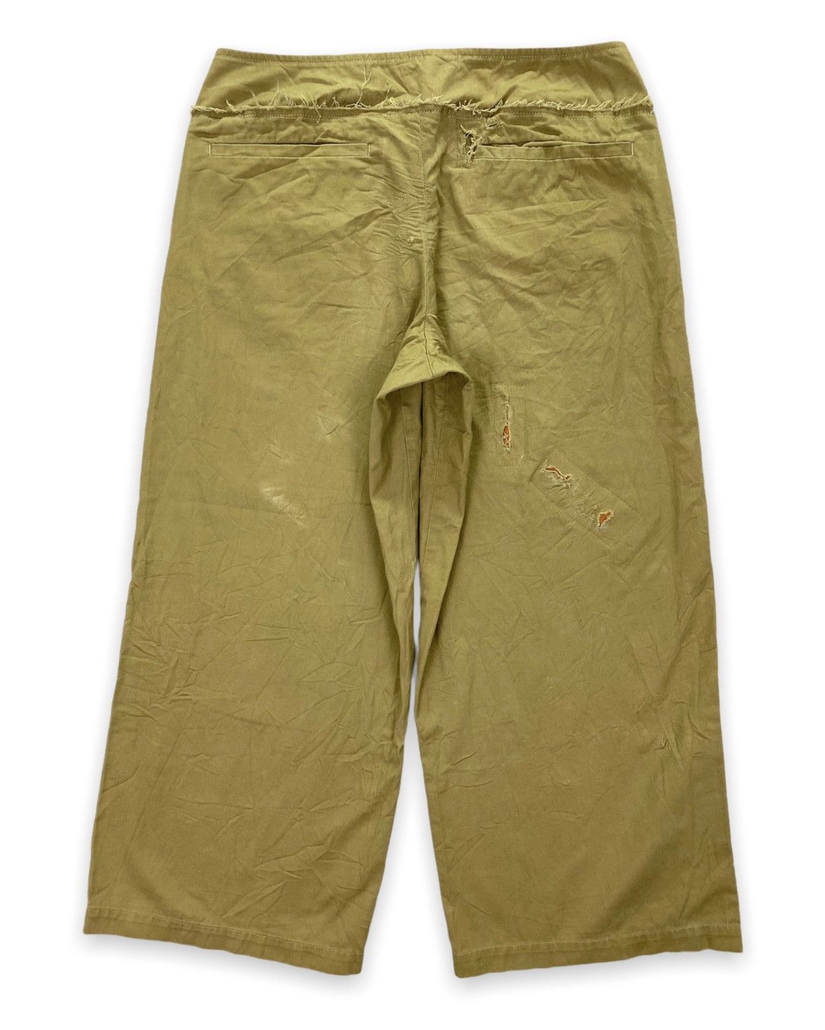 Issey Miyake I.S. Issey Miyake Sunao Kuwahara Destroyed Capri Pant Size US 30 / EU 46 - 2 Thumbnail