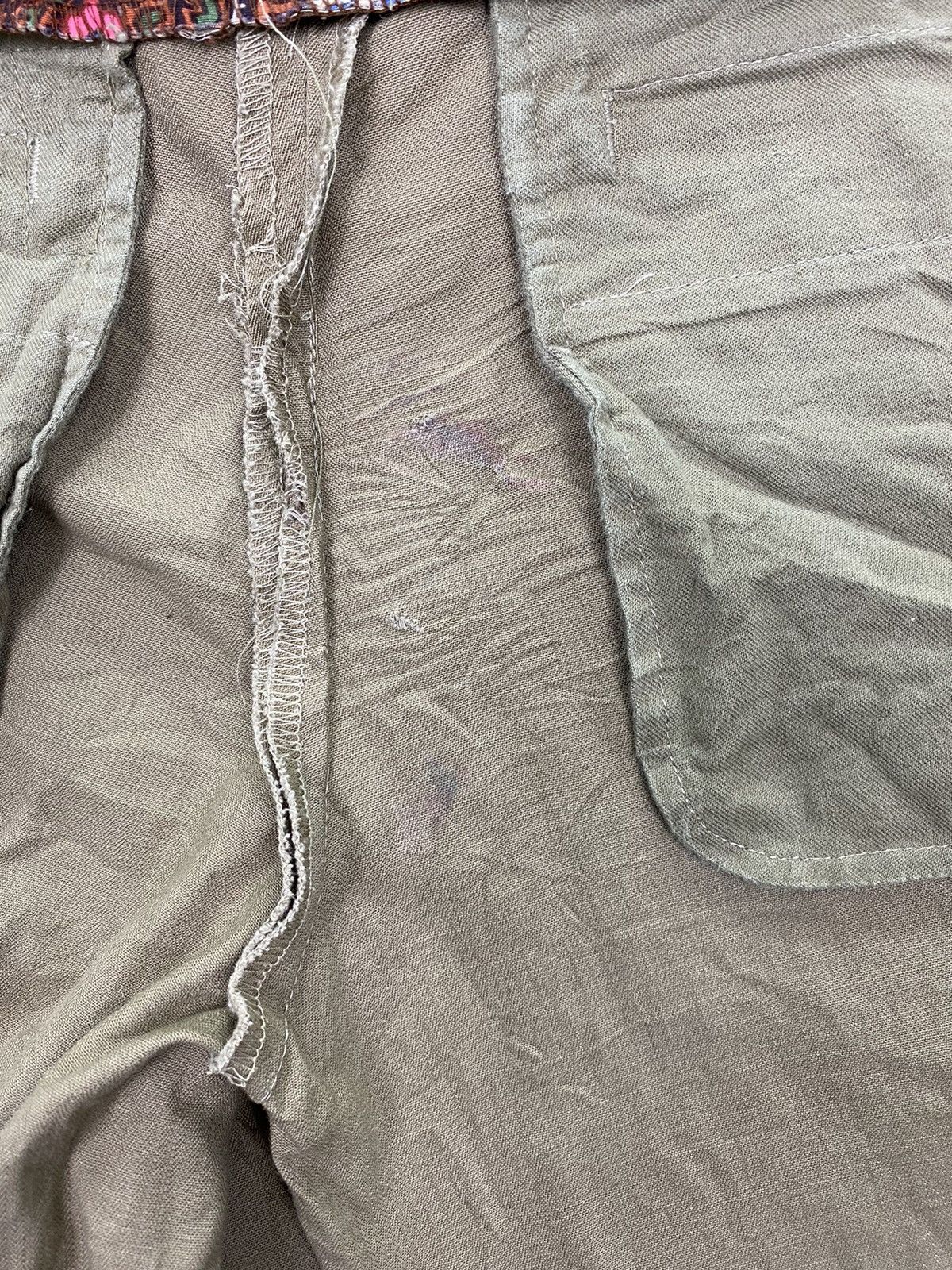 Issey Miyake I.S. Issey Miyake Sunao Kuwahara Destroyed Capri Pant Size US 30 / EU 46 - 19 Thumbnail