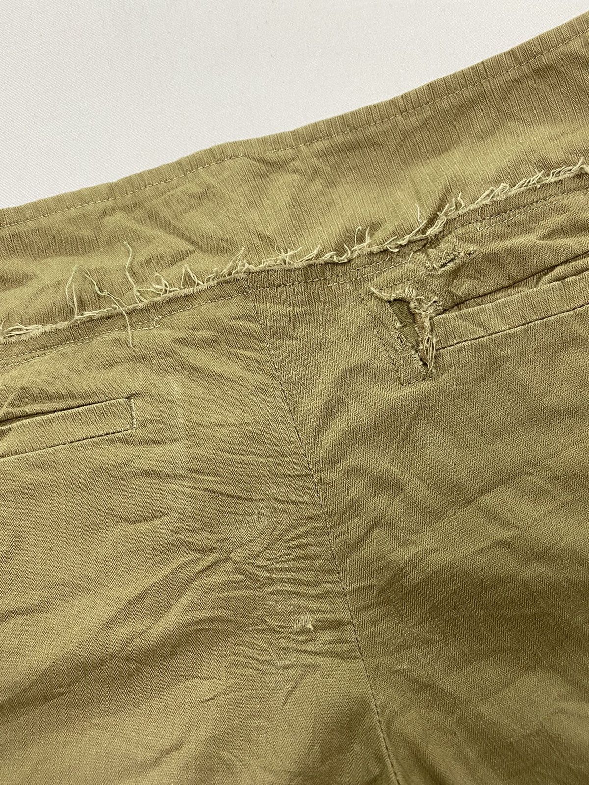 Issey Miyake I.S. Issey Miyake Sunao Kuwahara Destroyed Capri Pant Size US 30 / EU 46 - 20 Thumbnail