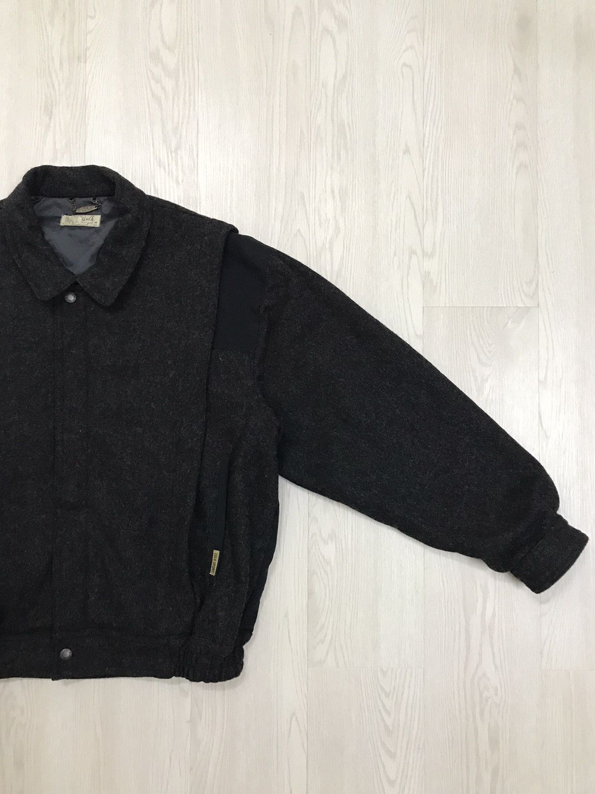 Vintage Vintage Gulk Homme Wool Bomber Jacket Gulk Sport Size US M / EU 48-50 / 2 - 6 Thumbnail