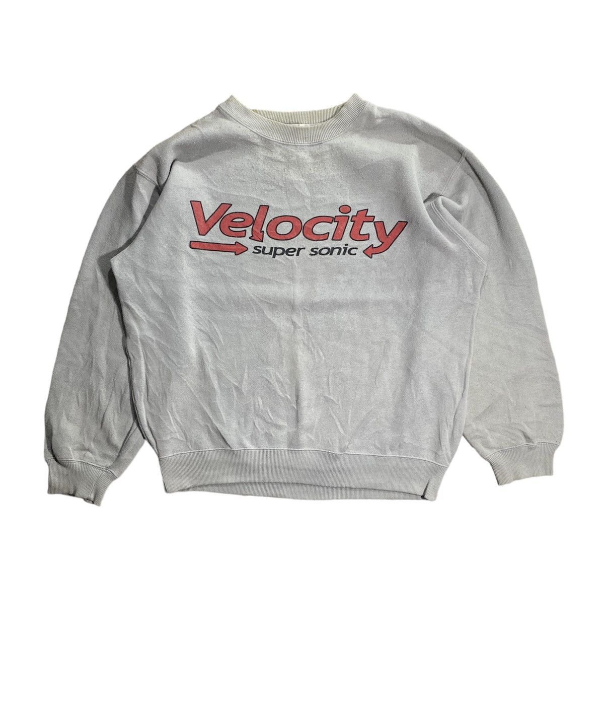 Japanese Brand × Vintage Vintage Japanese Brand Velocity Super Sonic sweatshirt Large Size US L / EU 52-54 / 3 - 1 Thumbnail