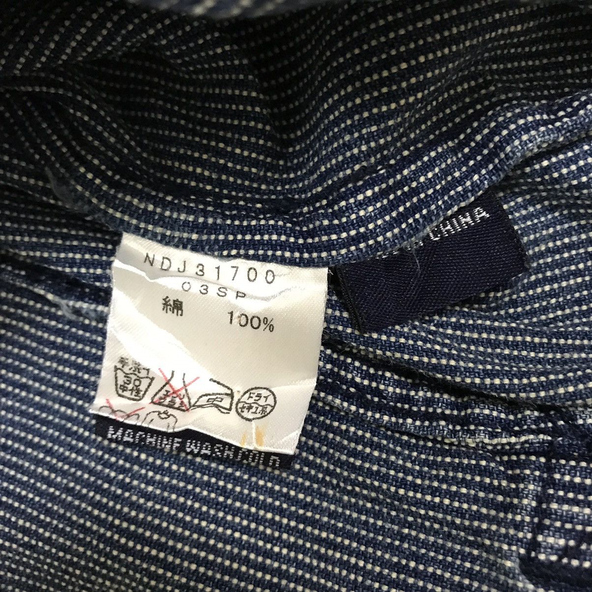 Japanese Brand × Nautica × Vintage 💥RARE💥 Vintage 90s Nautica Denim Jacket Hikory Stripe Size US XL / EU 56 / 4 - 17 Thumbnail