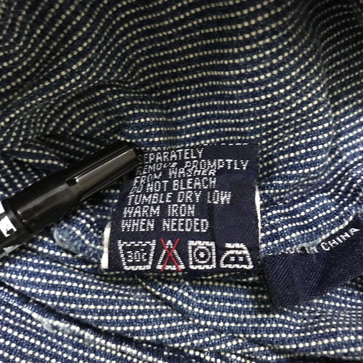 Japanese Brand × Nautica × Vintage 💥RARE💥 Vintage 90s Nautica Denim Jacket Hikory Stripe Size US XL / EU 56 / 4 - 19 Thumbnail