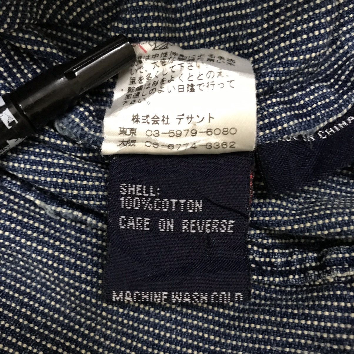 Japanese Brand × Nautica × Vintage 💥RARE💥 Vintage 90s Nautica Denim Jacket Hikory Stripe Size US XL / EU 56 / 4 - 18 Thumbnail