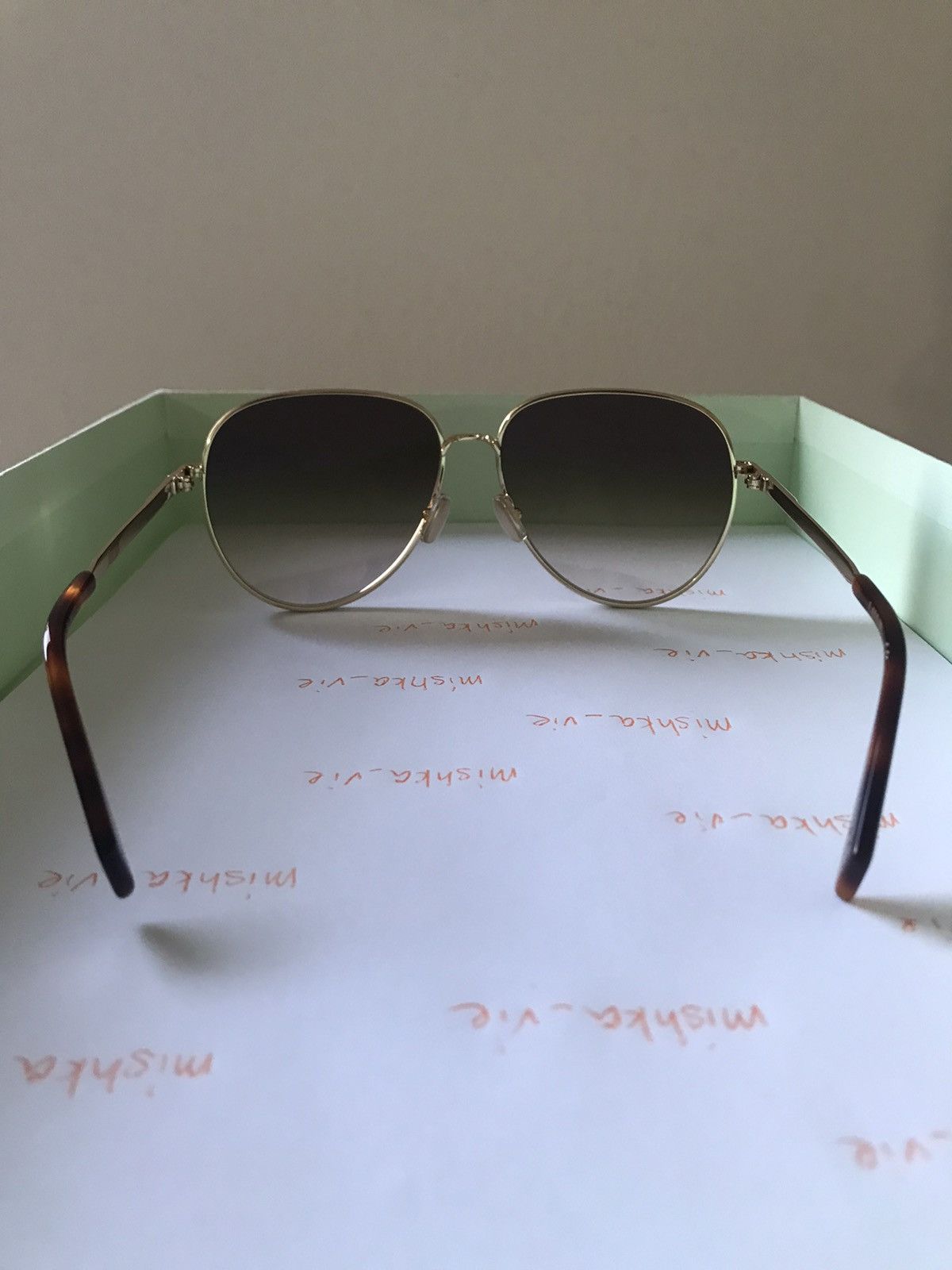 Lanvin LANVIN Round Azure Gold Sunglasses Size ONE SIZE - 7 Thumbnail