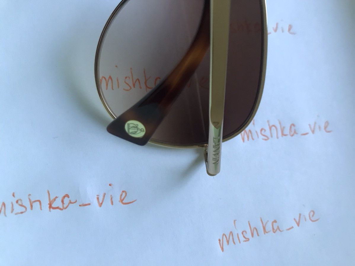 Lanvin LANVIN Round Azure Gold Sunglasses Size ONE SIZE - 23 Thumbnail