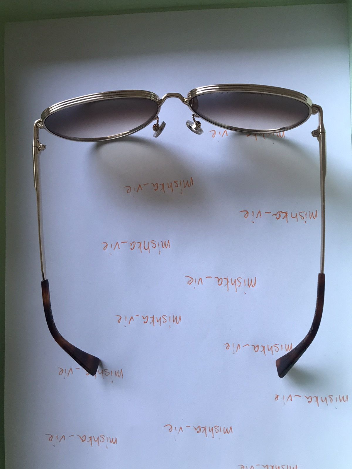 Lanvin LANVIN Round Azure Gold Sunglasses Size ONE SIZE - 10 Thumbnail
