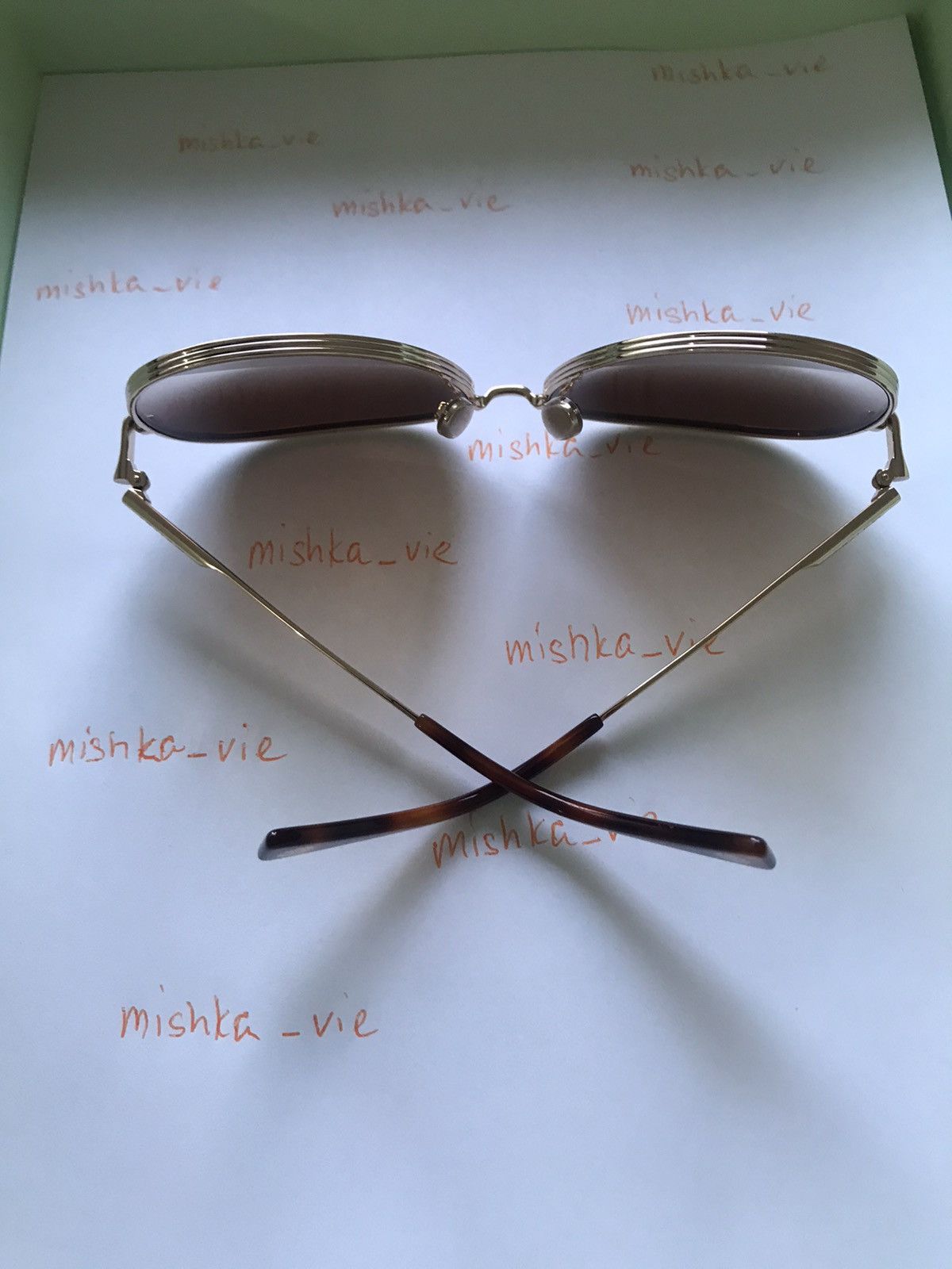 Lanvin LANVIN Round Azure Gold Sunglasses Size ONE SIZE - 16 Thumbnail