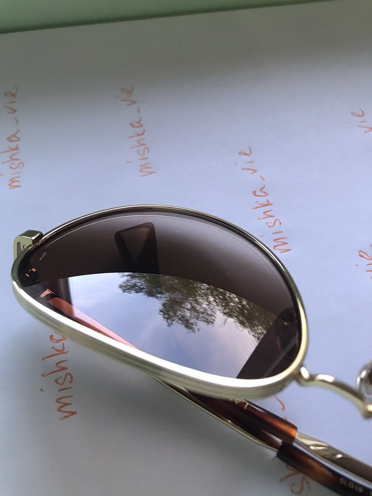 Lanvin LANVIN Round Azure Gold Sunglasses Size ONE SIZE - 13 Thumbnail