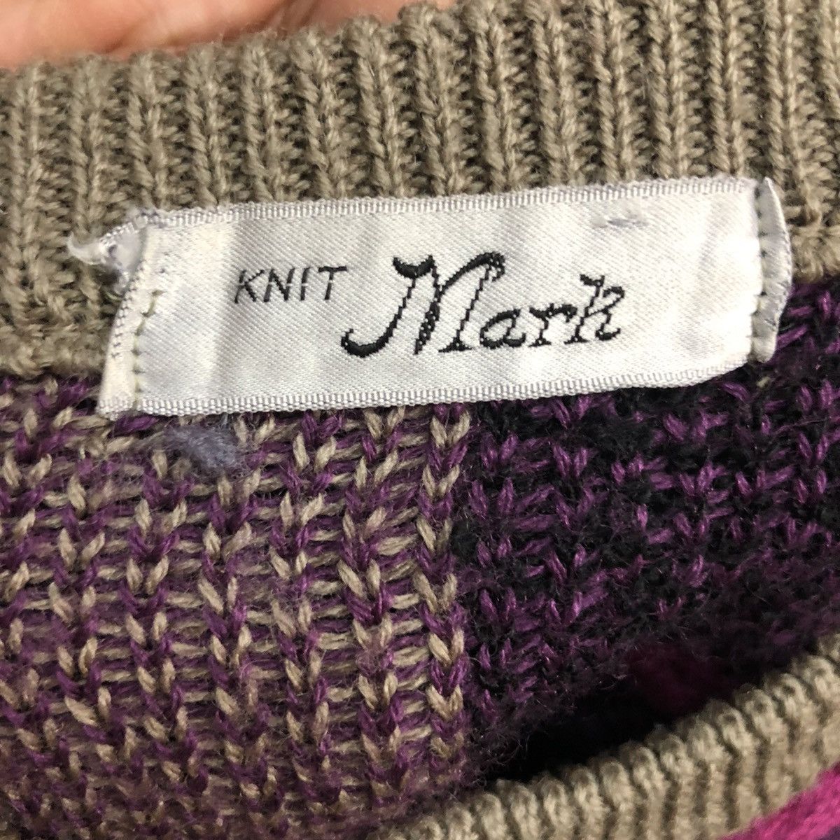 Aran Isles Knitwear Vintage Knit Mark Crewneck Patchwork Style Knitwear Sweater Size S / US 4 / IT 40 - 9 Thumbnail