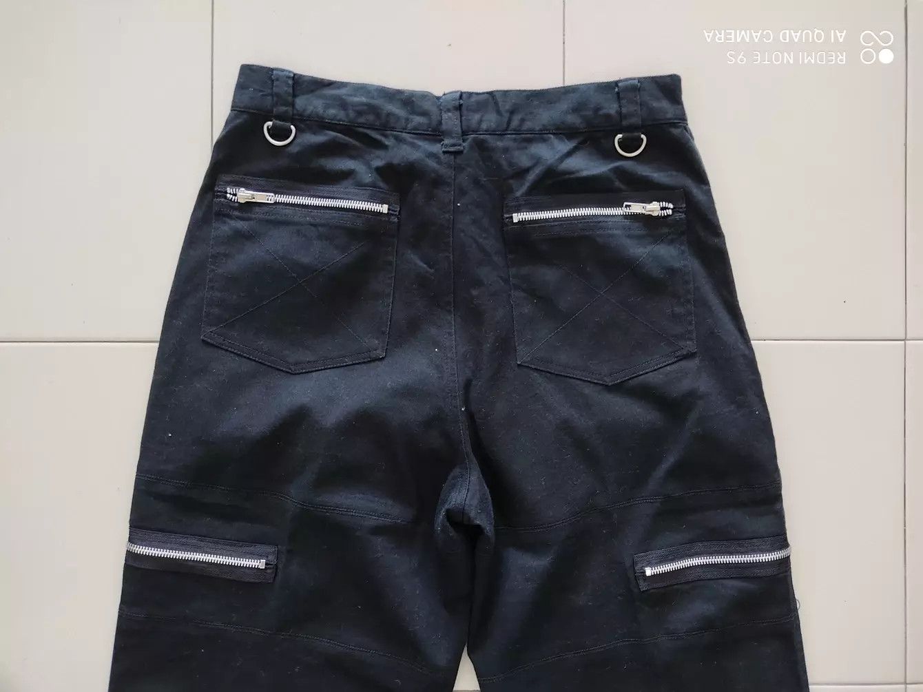 Japanese Brand Slash Number Zipper Multipocket Utility Cargo Pant Size US 31 - 11 Thumbnail