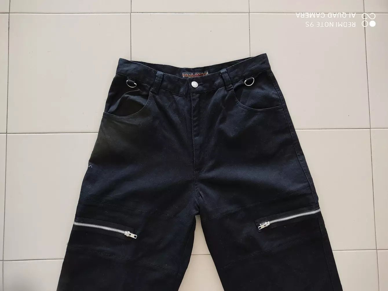 Japanese Brand Slash Number Zipper Multipocket Utility Cargo Pant Size US 31 - 4 Thumbnail