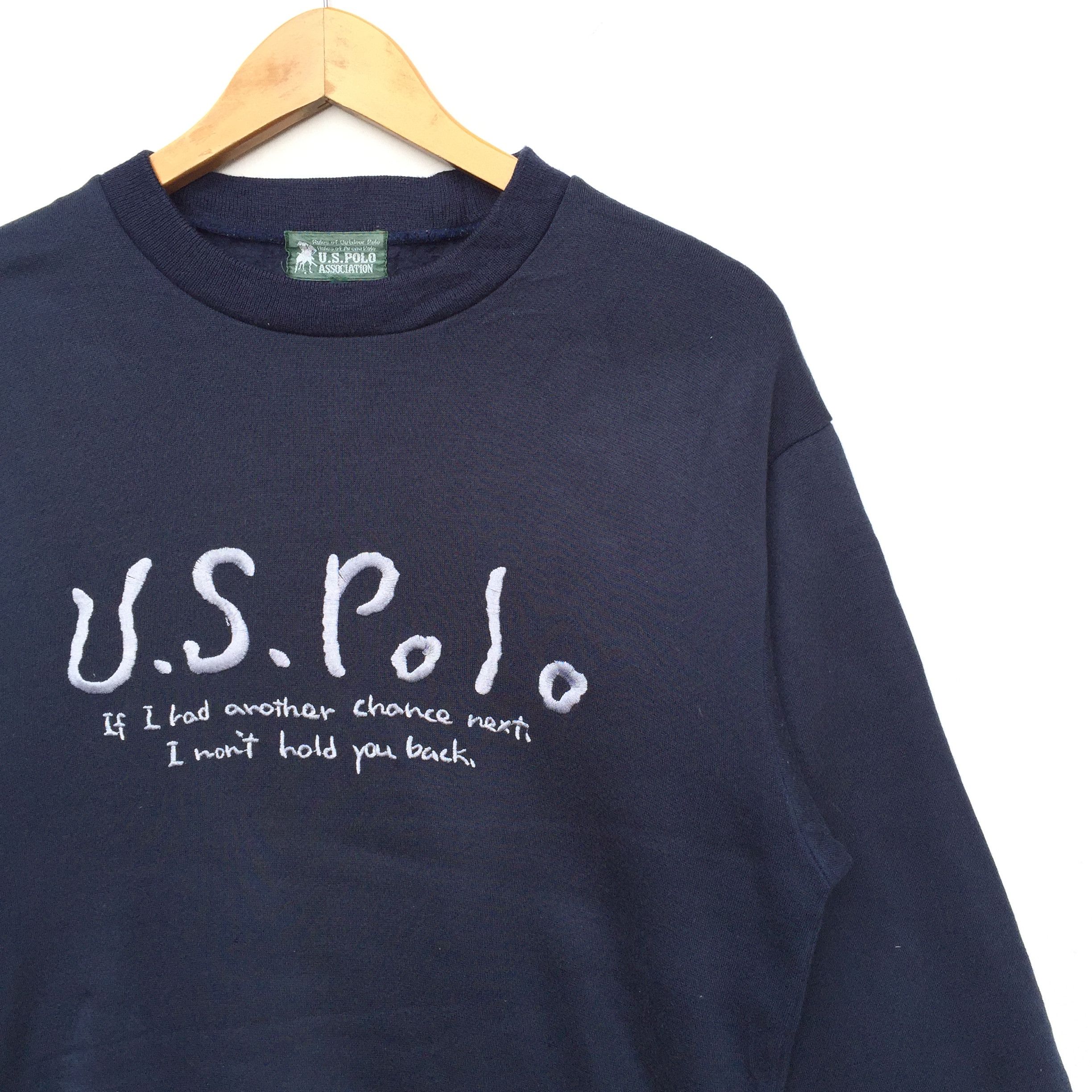 U.S. Polo Assn. × Vintage Vintage US Polo sweatshirt Crewneck Pullover Size US M / EU 48-50 / 2 - 2 Thumbnail