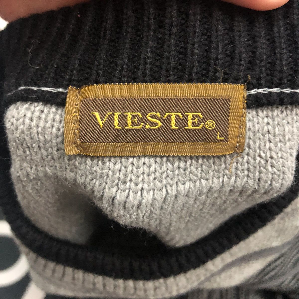 Aran Isles Knitwear × Homespun Knitwear Vintage Vieste Patchwork Style Knitwear Sweater Jumper Size US M / EU 48-50 / 2 - 9 Thumbnail
