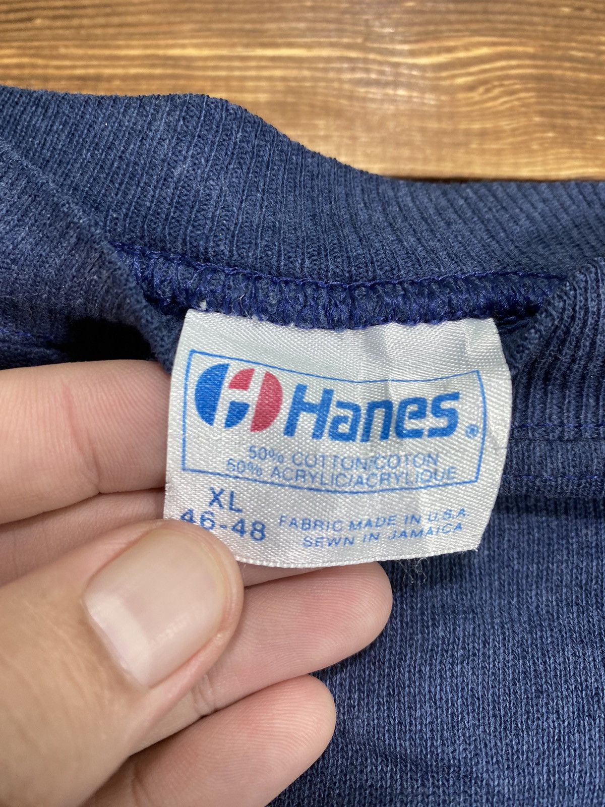 Hanes × Vintage Vintage Hanes North American Police 50/50 material size Xl Size US XL / EU 56 / 4 - 8 Thumbnail