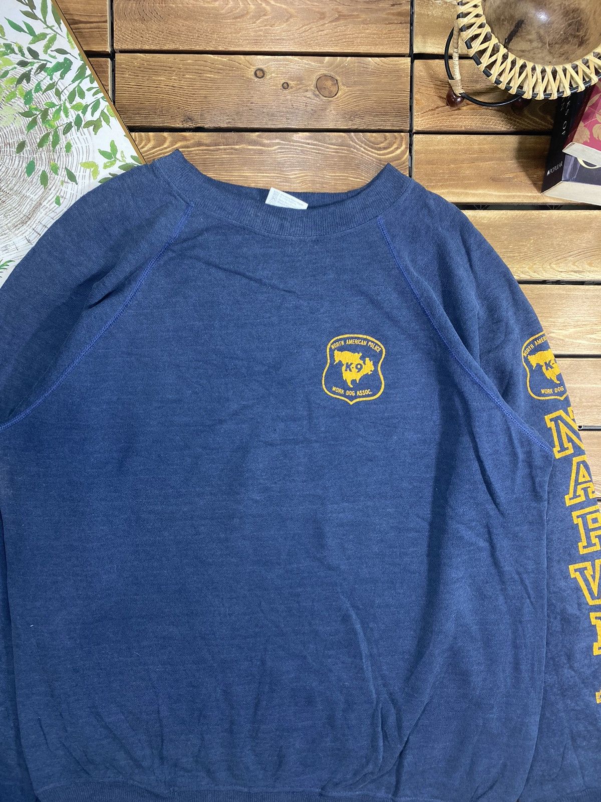 Hanes × Vintage Vintage Hanes North American Police 50/50 material size Xl Size US XL / EU 56 / 4 - 7 Thumbnail