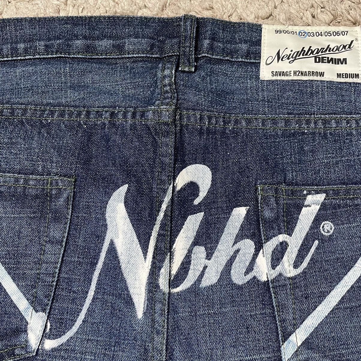 Japanese Brand Neighborhood Denim Jeans Size 33" - 7 Thumbnail
