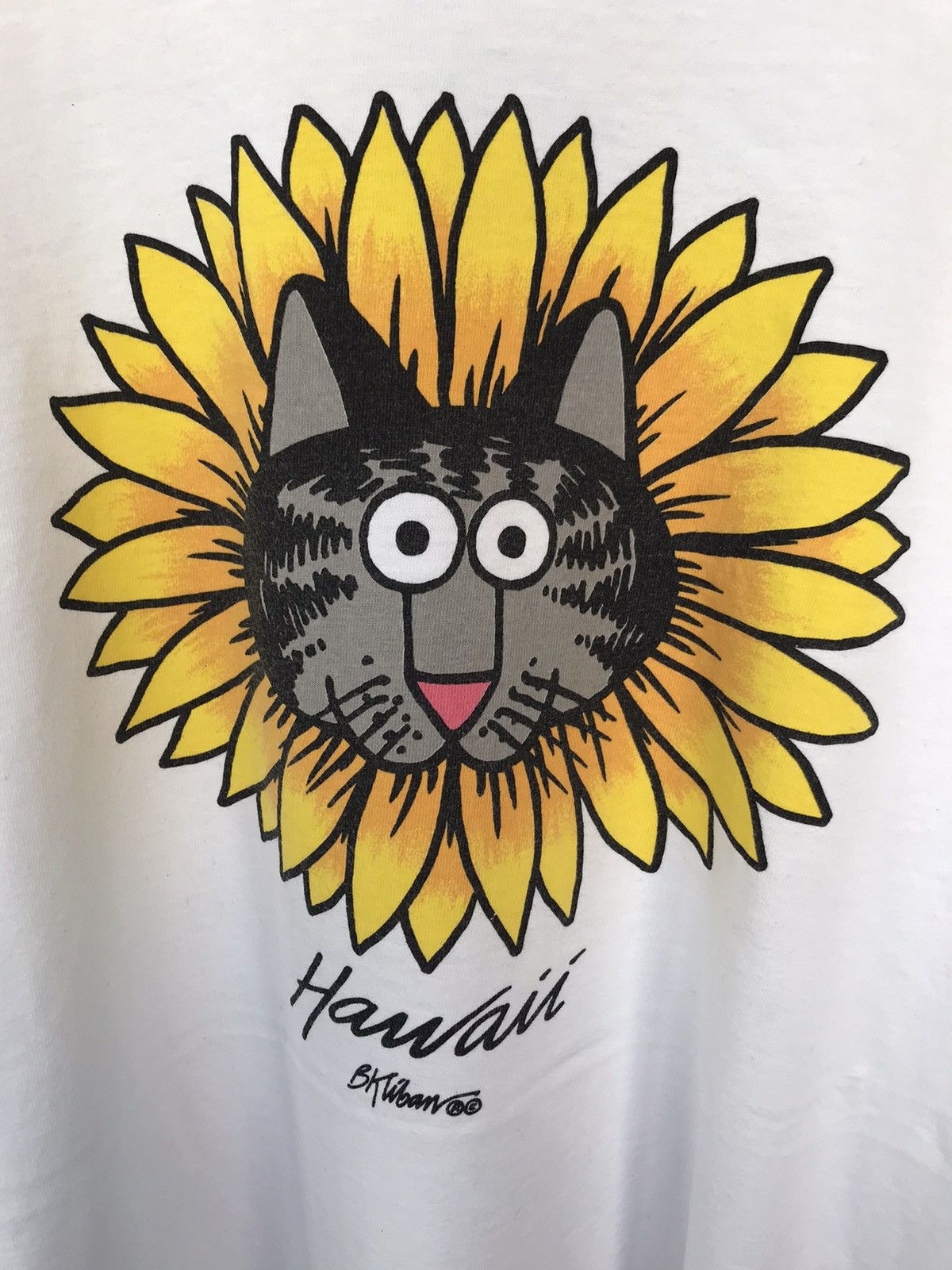 Vintage Vintage 90s Y2K Crazy Shirts Hawaii Bkliban cat tee Size US XL / EU 56 / 4 - 4 Thumbnail