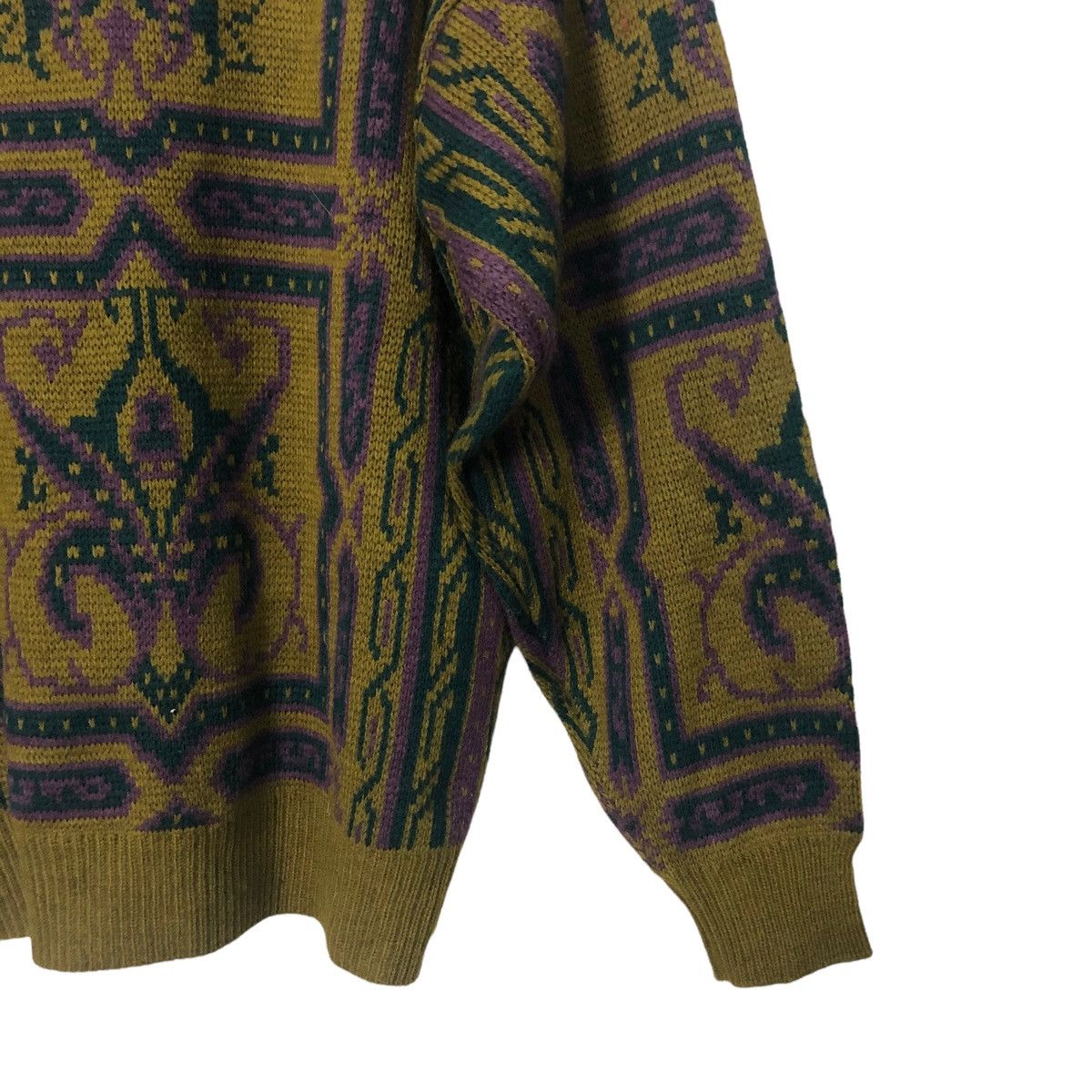 Homespun Knitwear Vintage Alfanson Crewneck Fullprint Knitwear Sweater Jumper Size US M / EU 48-50 / 2 - 6 Thumbnail