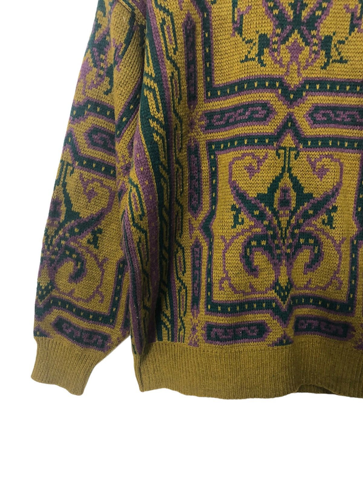 Homespun Knitwear Vintage Alfanson Crewneck Fullprint Knitwear Sweater Jumper Size US M / EU 48-50 / 2 - 3 Thumbnail