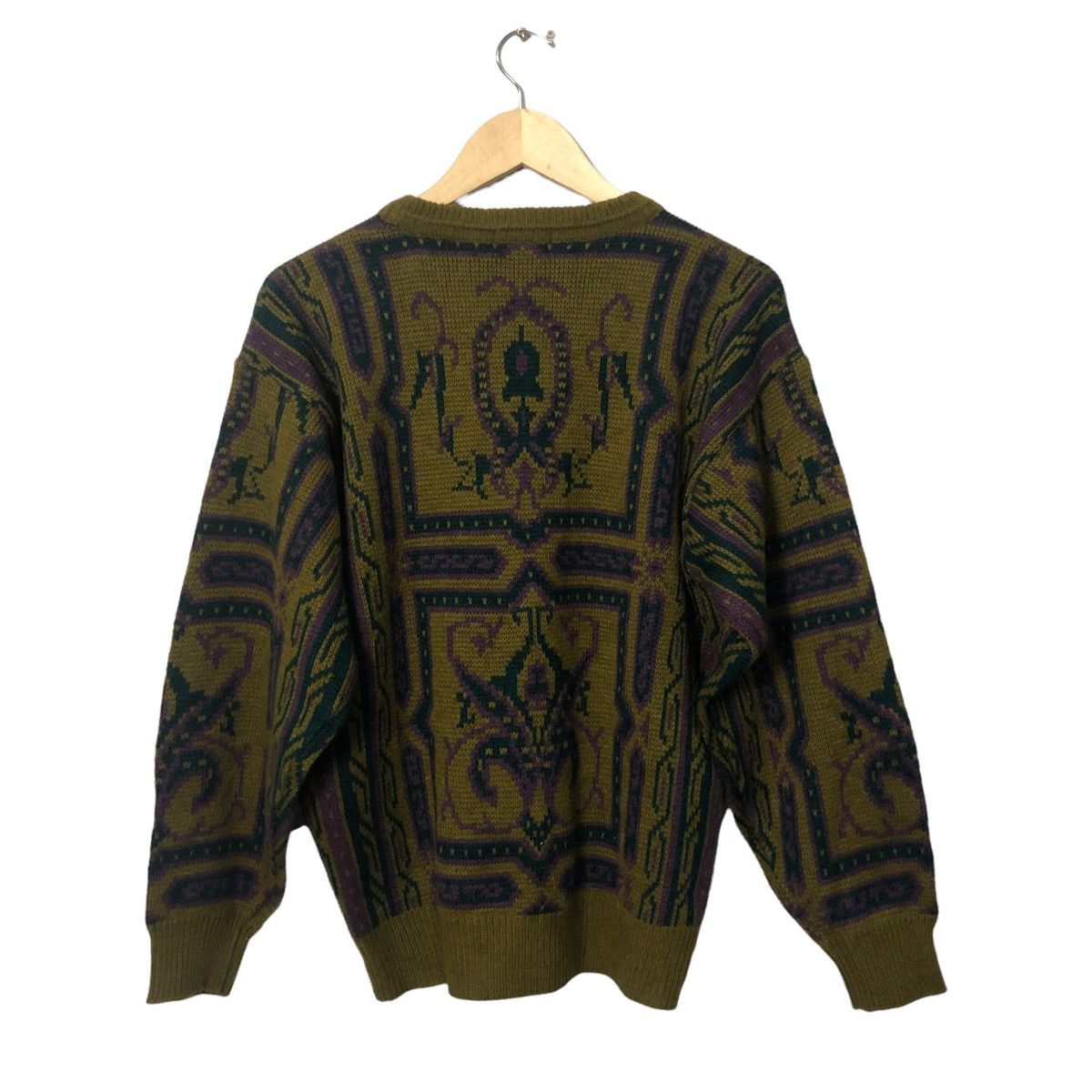 Homespun Knitwear Vintage Alfanson Crewneck Fullprint Knitwear Sweater Jumper Size US M / EU 48-50 / 2 - 5 Thumbnail