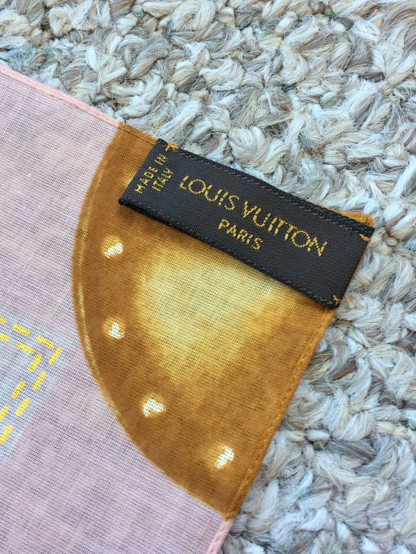Louis Vuitton NEW S/S 2006 Louis Vuitton Denim Monogram Scarf Size ONE SIZE - 6 Thumbnail