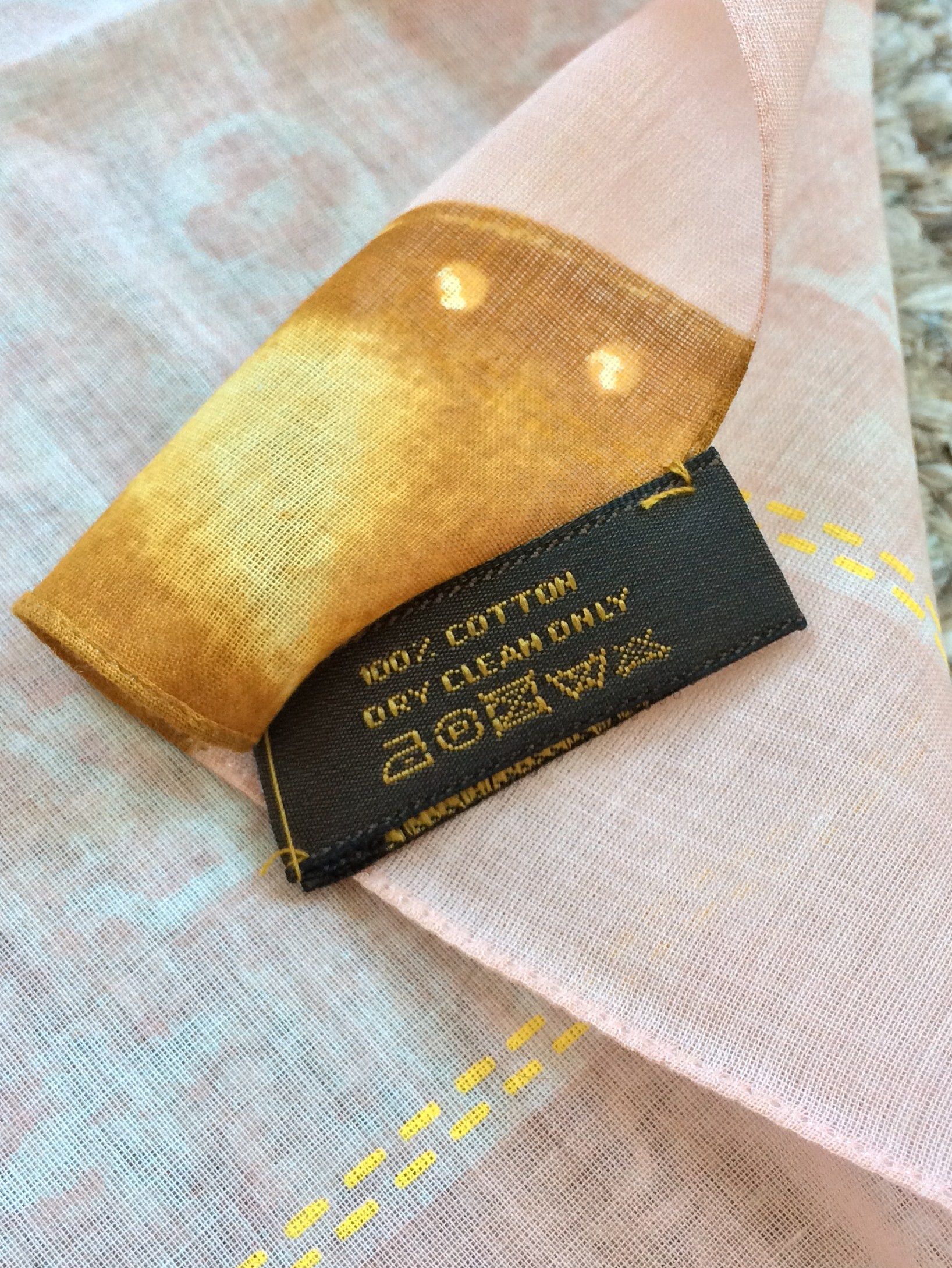Louis Vuitton NEW S/S 2006 Louis Vuitton Denim Monogram Scarf Size ONE SIZE - 7 Thumbnail