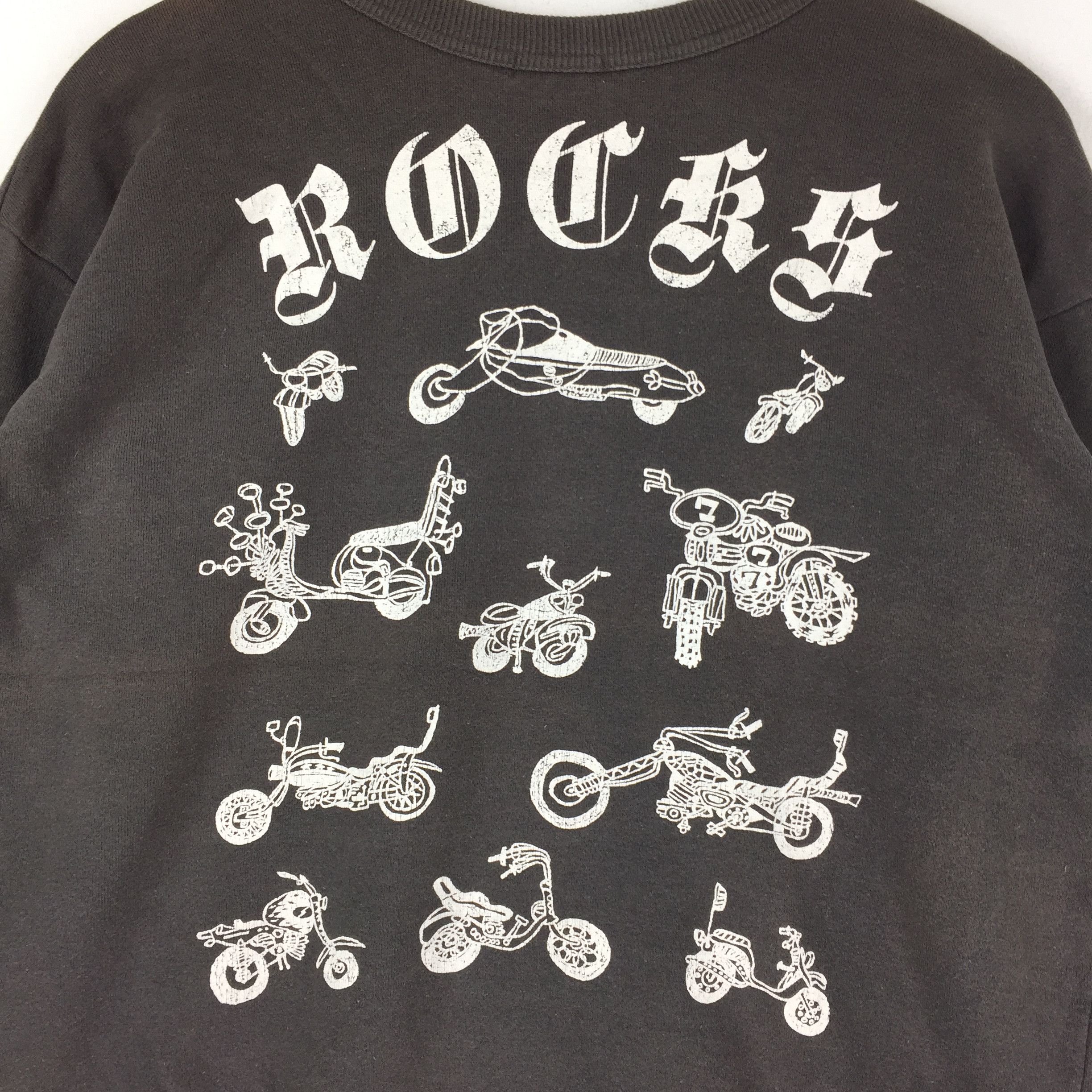 Vintage Vintage Oldschool OZONE ROCK Sweater Rare Size US M / EU 48-50 / 2 - 3 Thumbnail