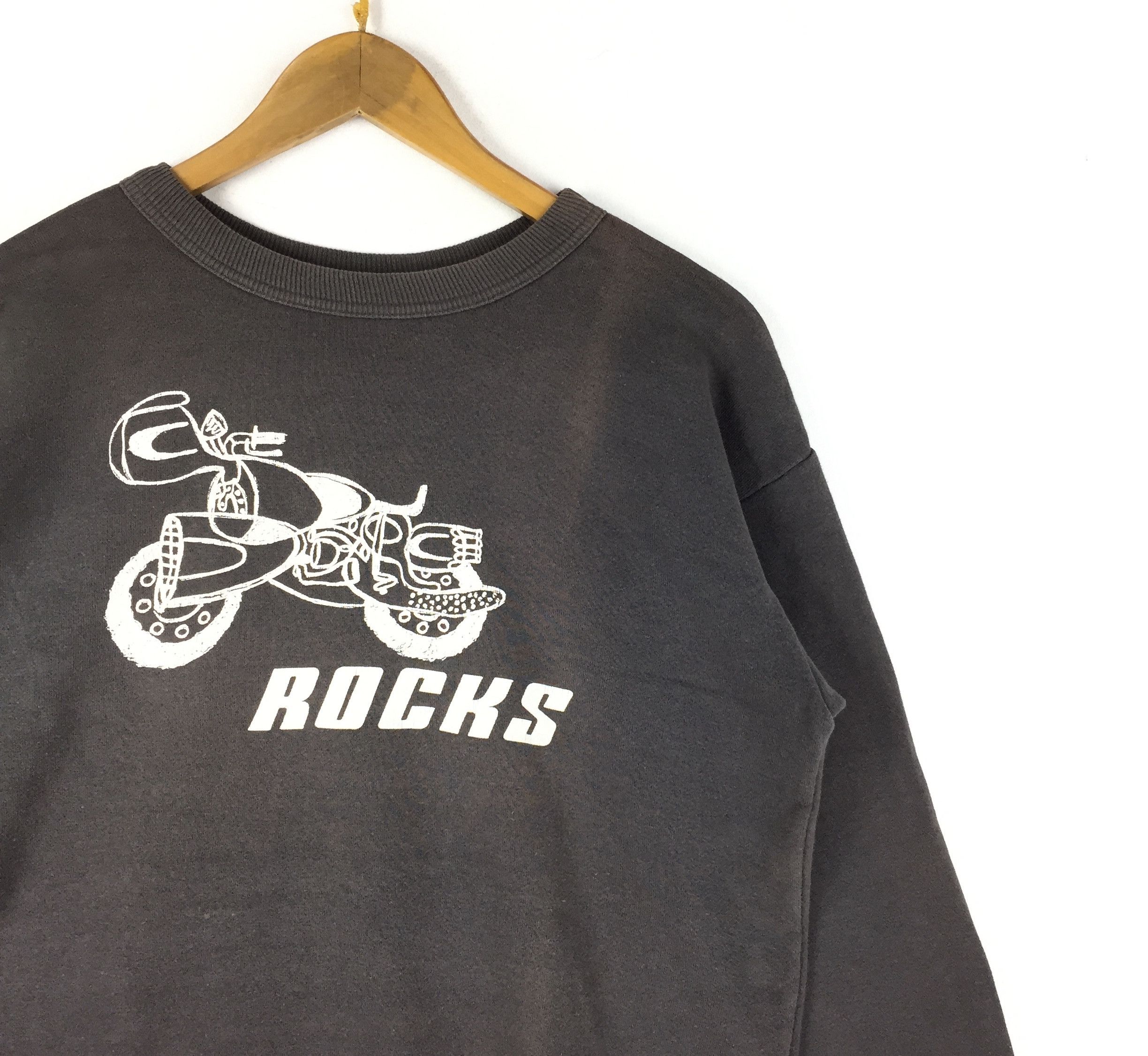 Vintage Vintage Oldschool OZONE ROCK Sweater Rare Size US M / EU 48-50 / 2 - 4 Thumbnail