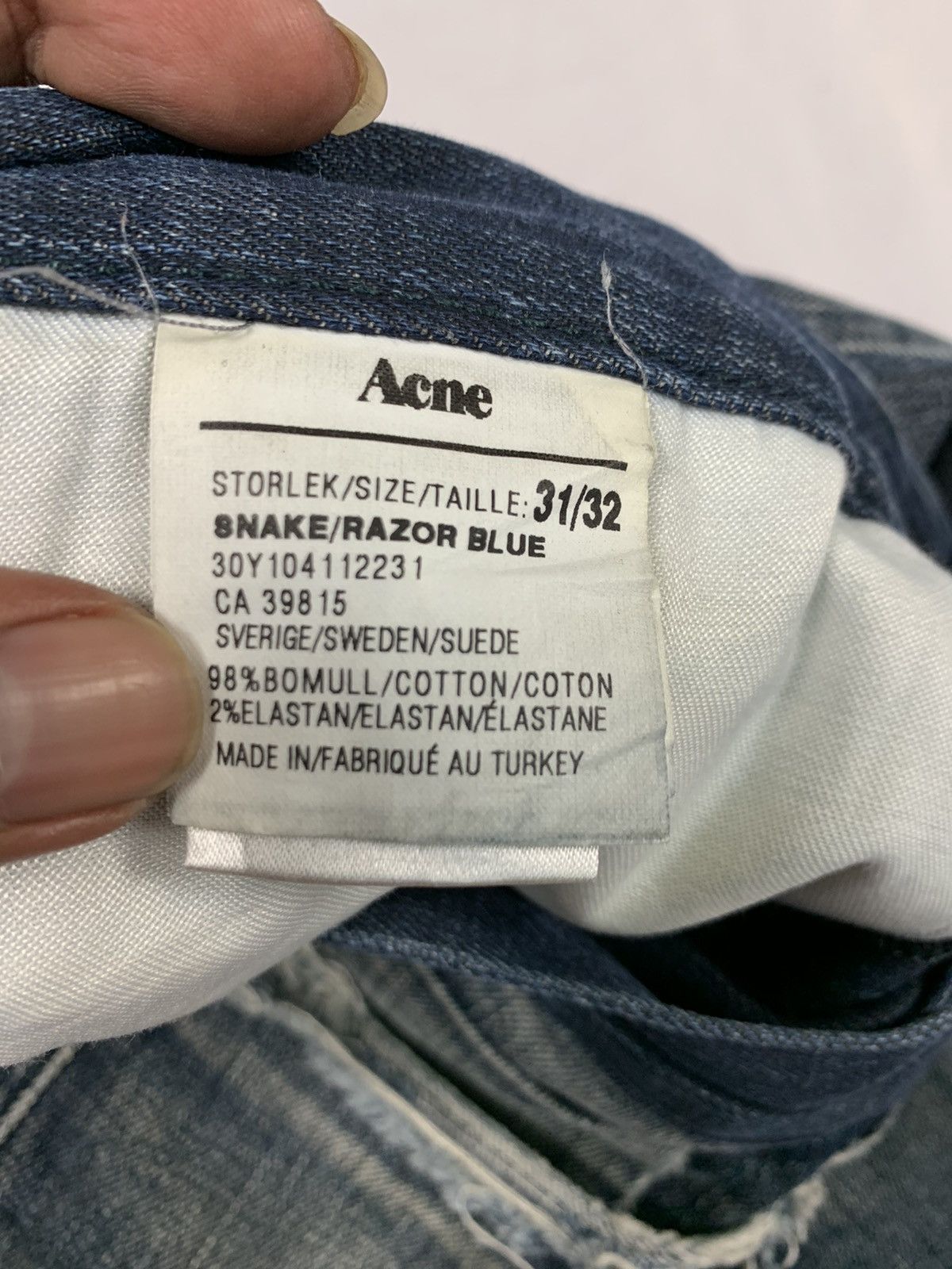 Acne Studios Acne Studio Skinny distress Jeans Size US 31 - 8 Thumbnail