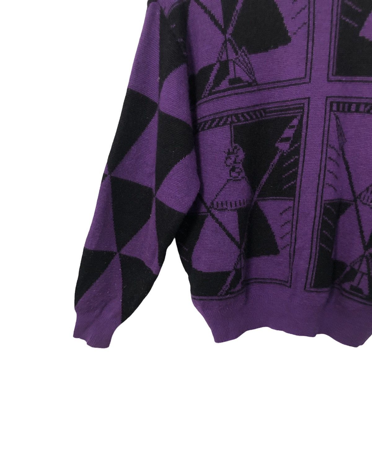 Aran Isles Knitwear Vintage Bagoustyle Full Print Knitwear Sweater Jumper Size US M / EU 48-50 / 2 - 7 Thumbnail