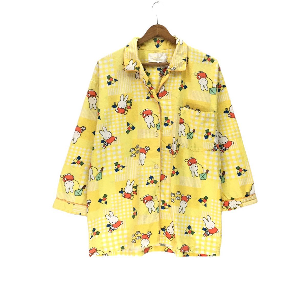 Cartoon Network × Japanese Brand × Nickelodeon MIFFY Button Up Full Print Long Sleeve Size L / US 10 / IT 46 - 1 Thumbnail
