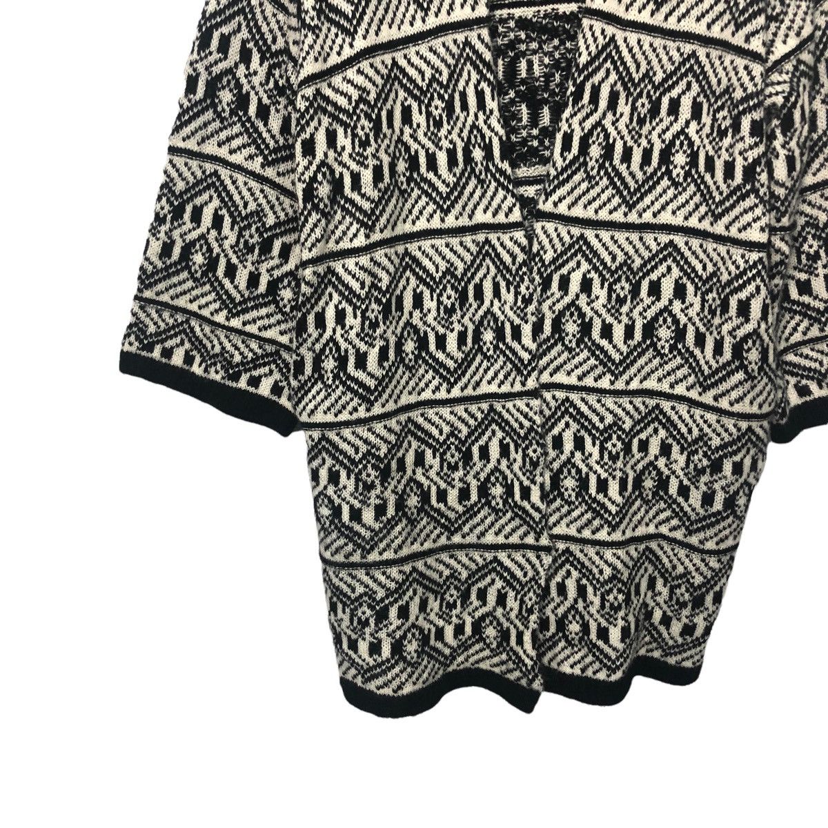 Aran Isles Knitwear Vintage Azul By Moussy Fullprint Cardigan Size US L / EU 52-54 / 3 - 3 Thumbnail