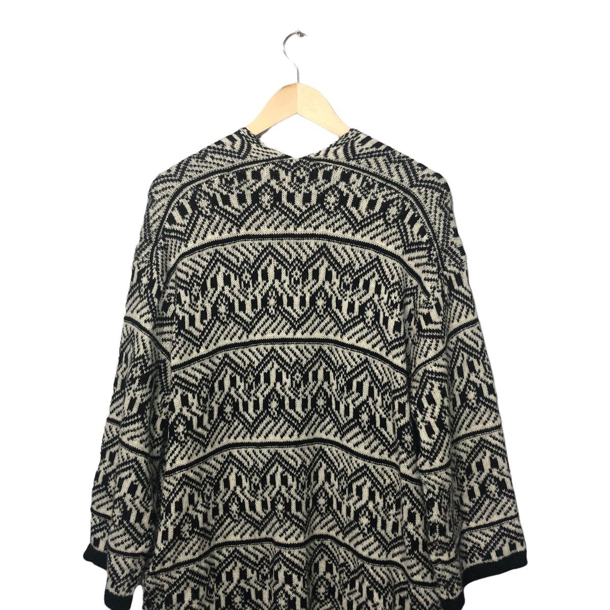 Aran Isles Knitwear Vintage Azul By Moussy Fullprint Cardigan Size US L / EU 52-54 / 3 - 8 Thumbnail