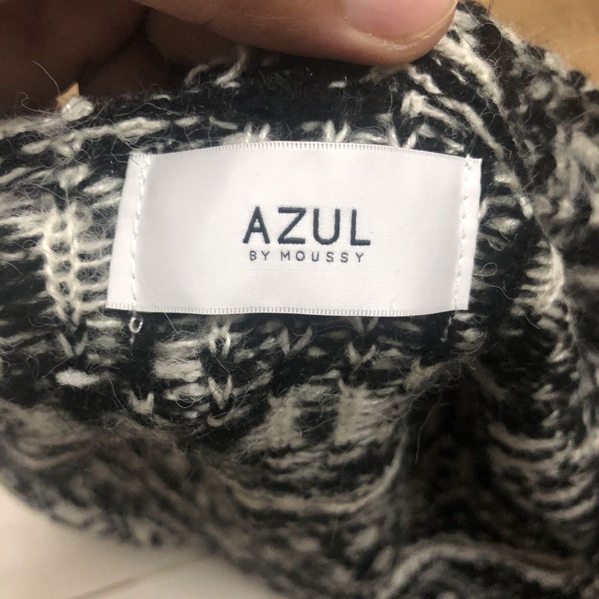 Aran Isles Knitwear Vintage Azul By Moussy Fullprint Cardigan Size US L / EU 52-54 / 3 - 9 Thumbnail