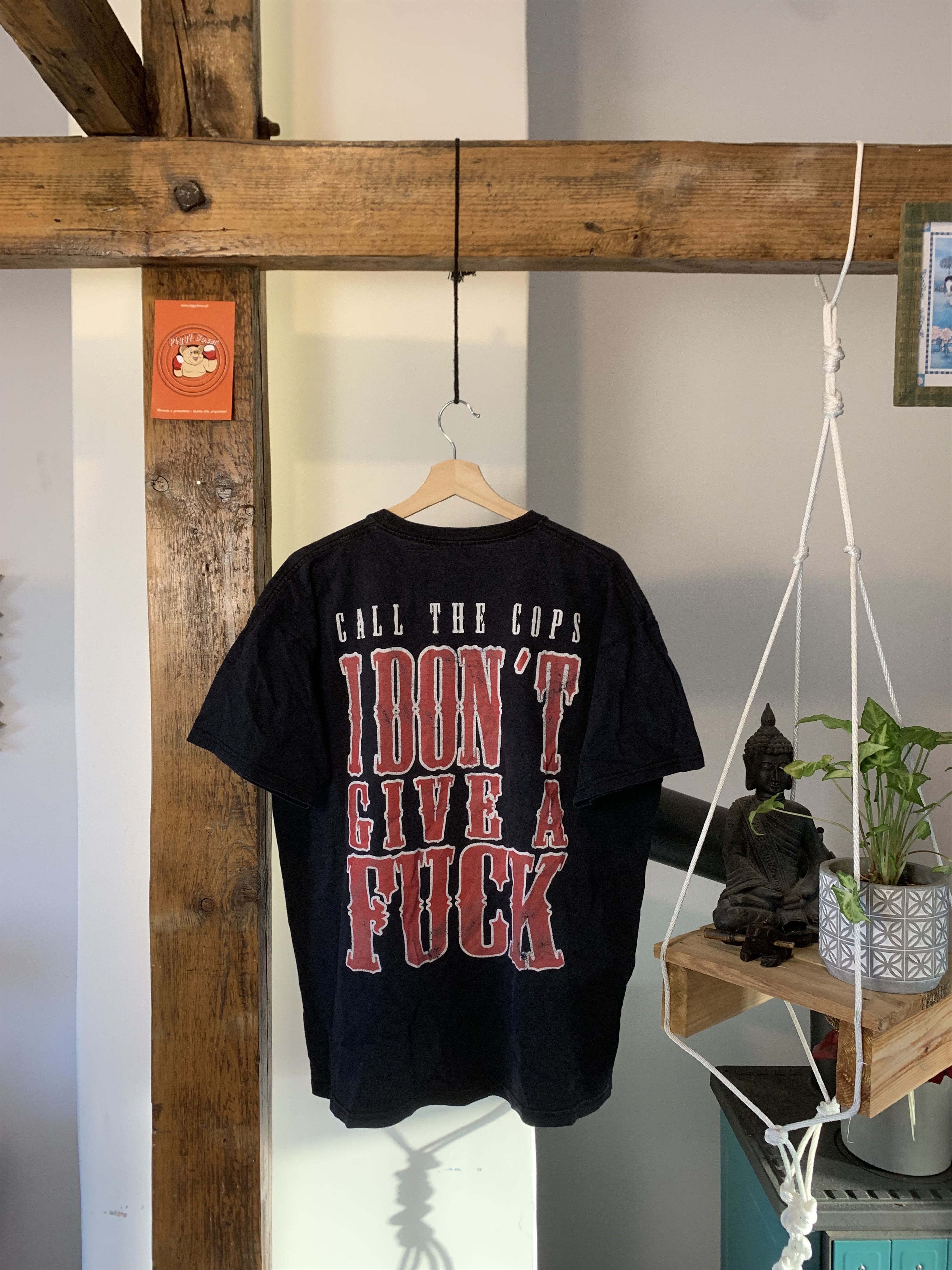 Vintage Support Hells Angels 1312 Call The Cops I Don't Give A Fuck Size US XL / EU 56 / 4 - 1 Thumbnail