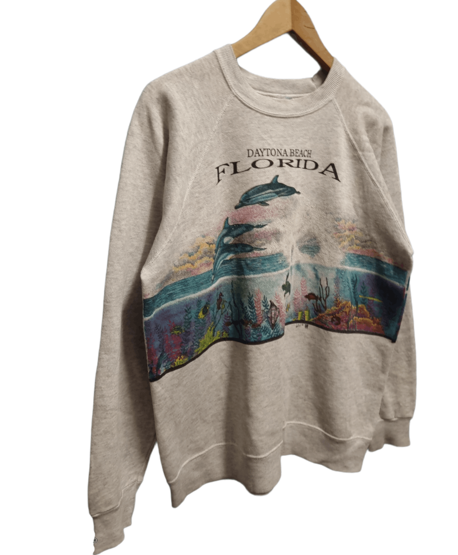 Vintage Sweatshirt Vintage Daytona Beach Florida x Streetwear Size US L / EU 52-54 / 3 - 3 Thumbnail