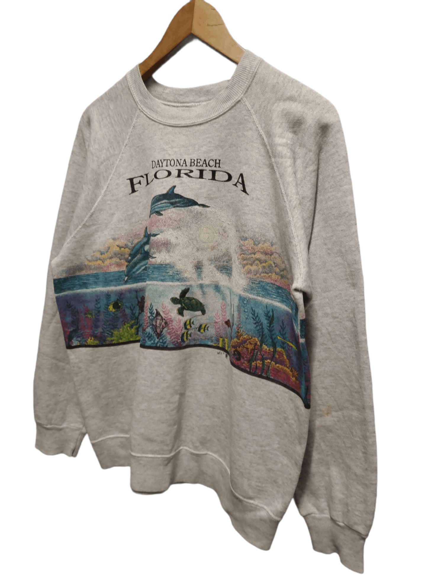 Vintage Sweatshirt Vintage Daytona Beach Florida x Streetwear Size US L / EU 52-54 / 3 - 2 Thumbnail