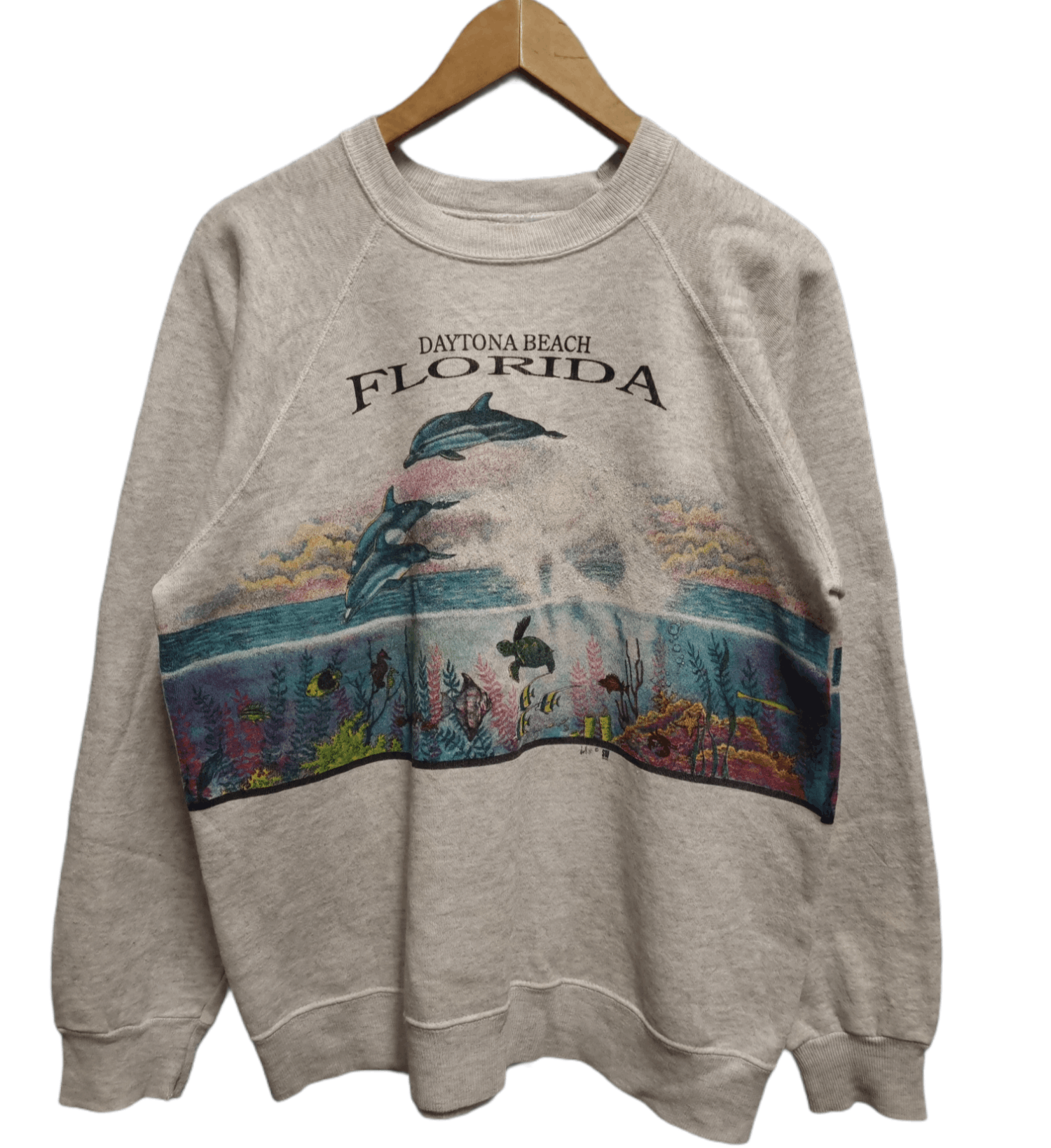 Vintage Sweatshirt Vintage Daytona Beach Florida x Streetwear Size US L / EU 52-54 / 3 - 1 Thumbnail
