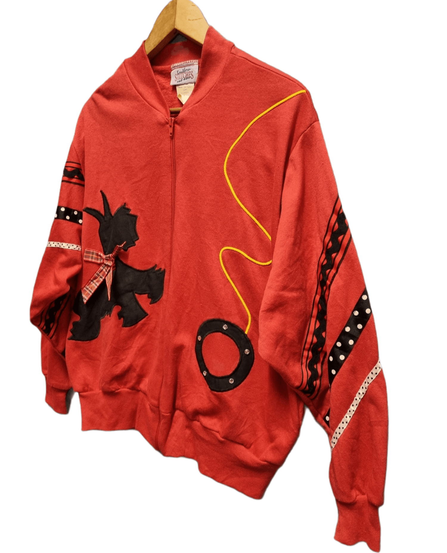 Vintage 🔥Vintage🔥Southern Stitches Zipper Sweatshirt Size US XL / EU 56 / 4 - 3 Thumbnail