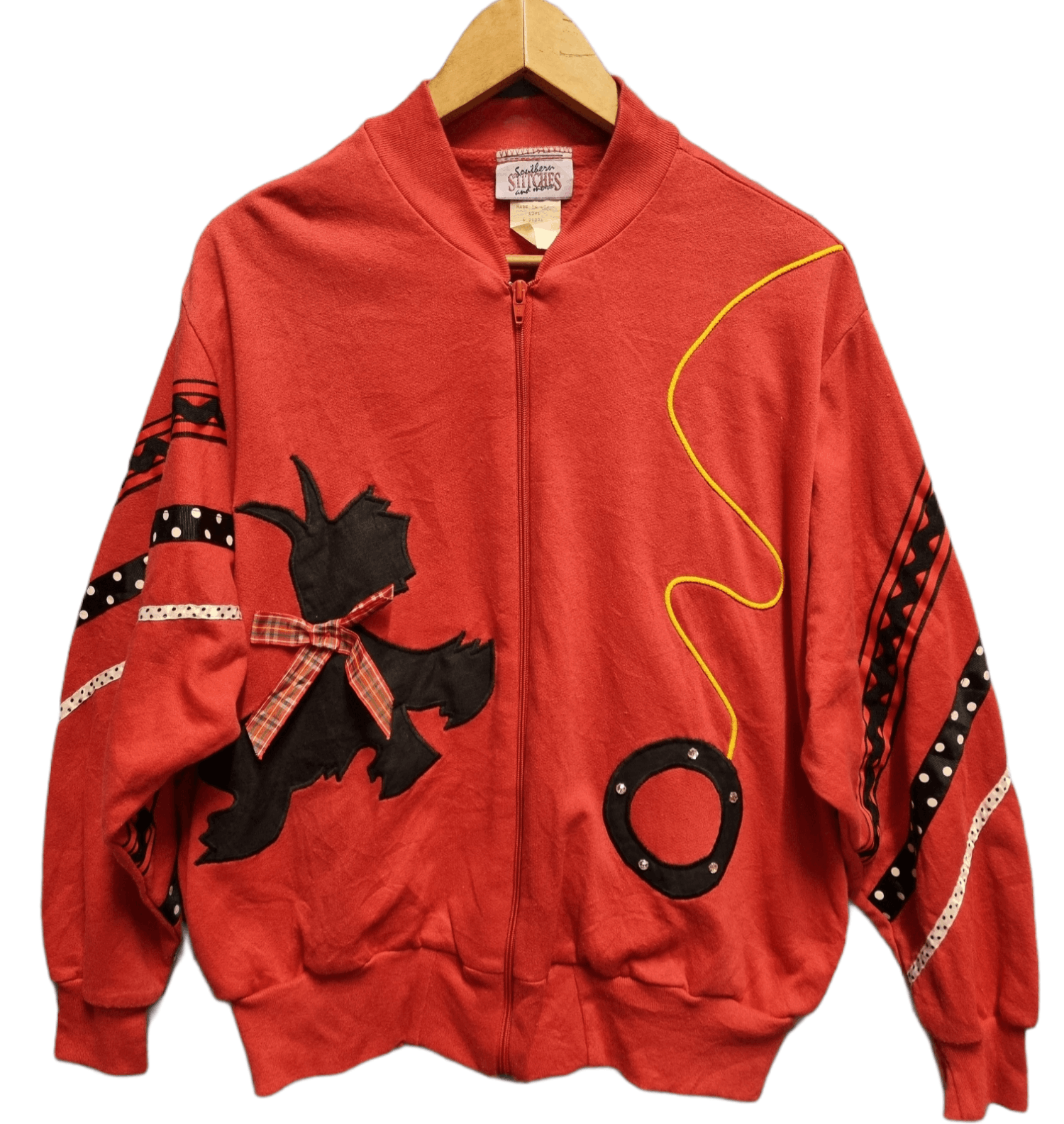 Vintage 🔥Vintage🔥Southern Stitches Zipper Sweatshirt Size US XL / EU 56 / 4 - 2 Thumbnail