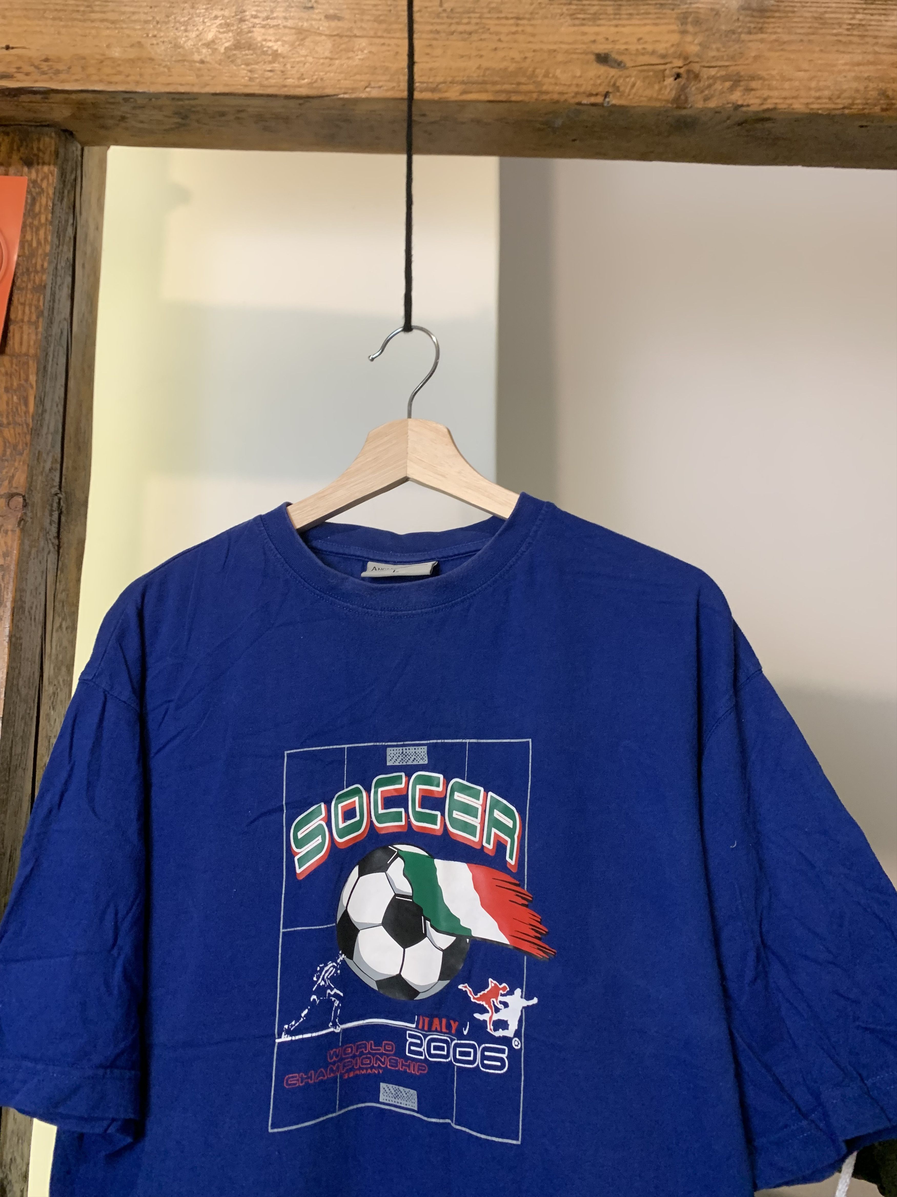 Vintage 2006 Italy World Cup T-Shirt Size US L / EU 52-54 / 3 - 4 Thumbnail