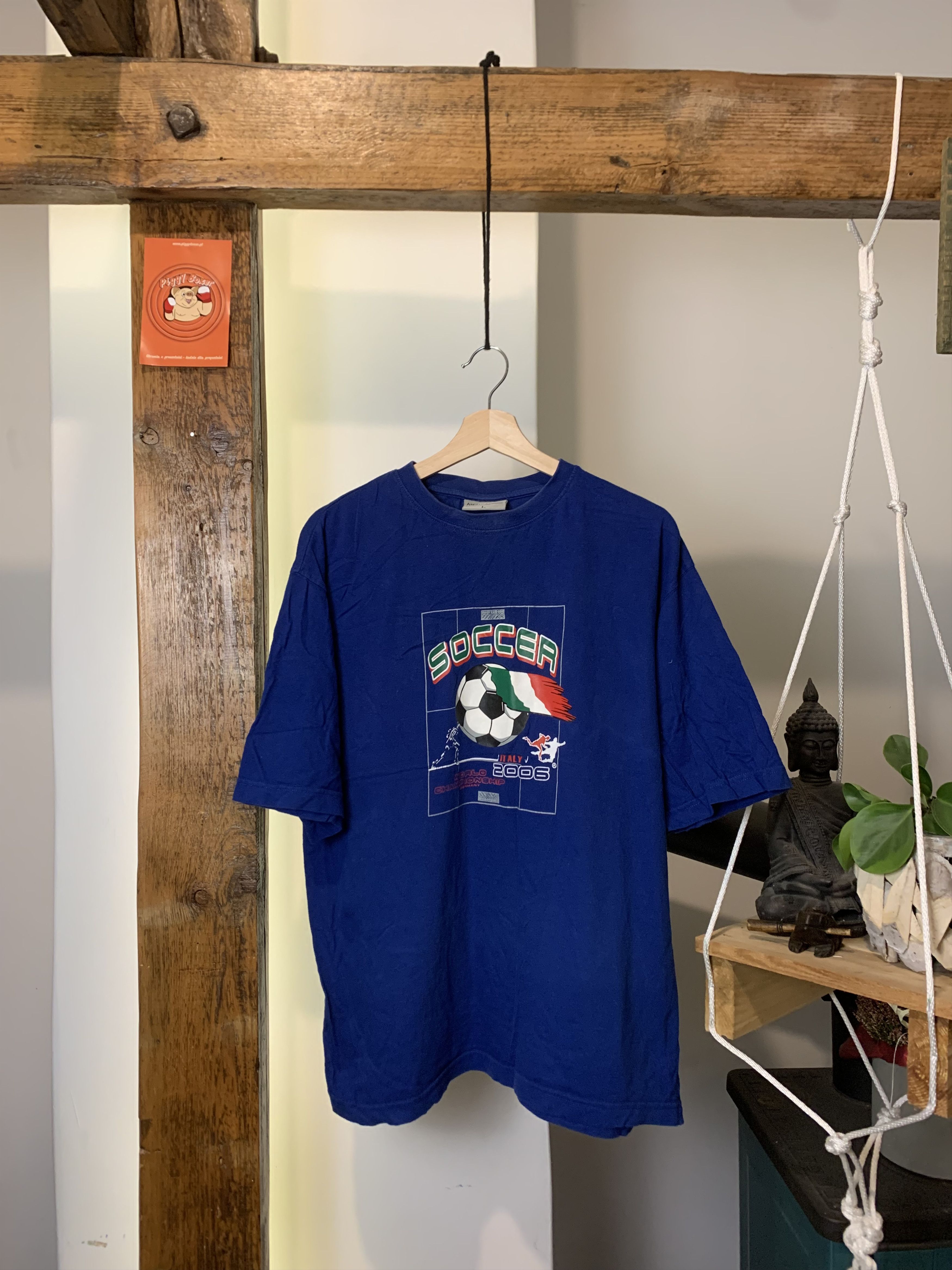 Vintage 2006 Italy World Cup T-Shirt Size US L / EU 52-54 / 3 - 1 Thumbnail