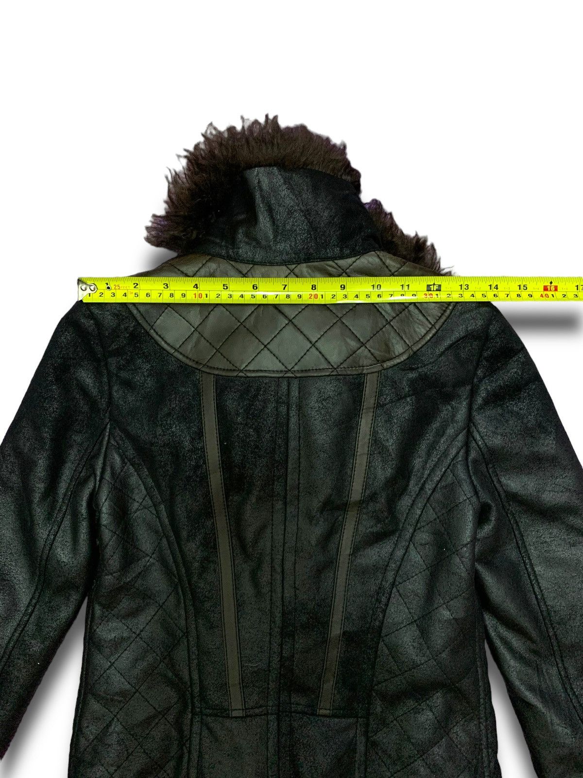 Beauty Beast Archival Fur Suede Bikers Winter Petite Jacket Size XS / US 0-2 / IT 36-38 - 14 Thumbnail