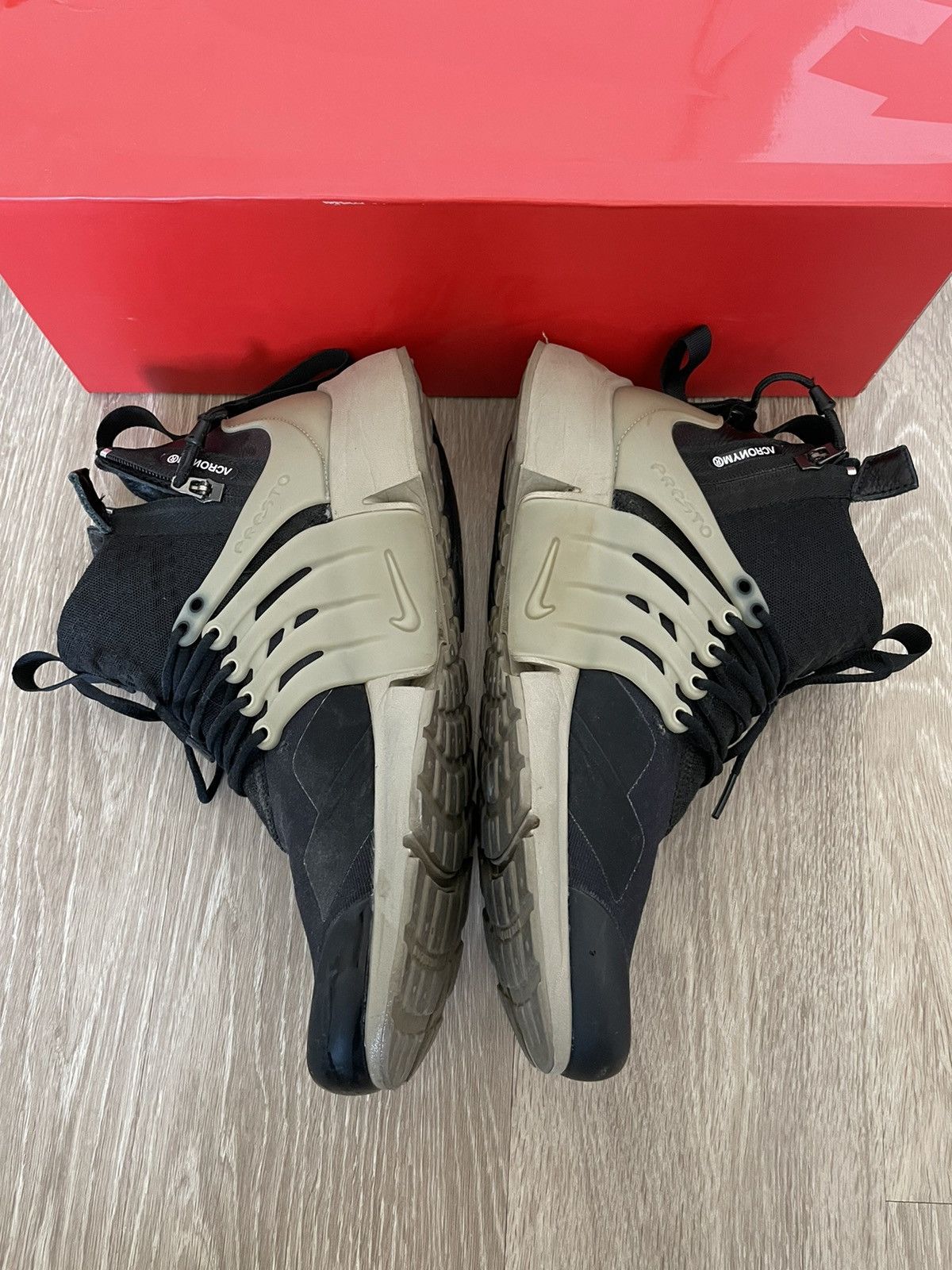 Acronym × Nike Acronym x Air Presto Mid Bamboo 2016 Size US 9.5 / EU 42-43 - 3 Thumbnail
