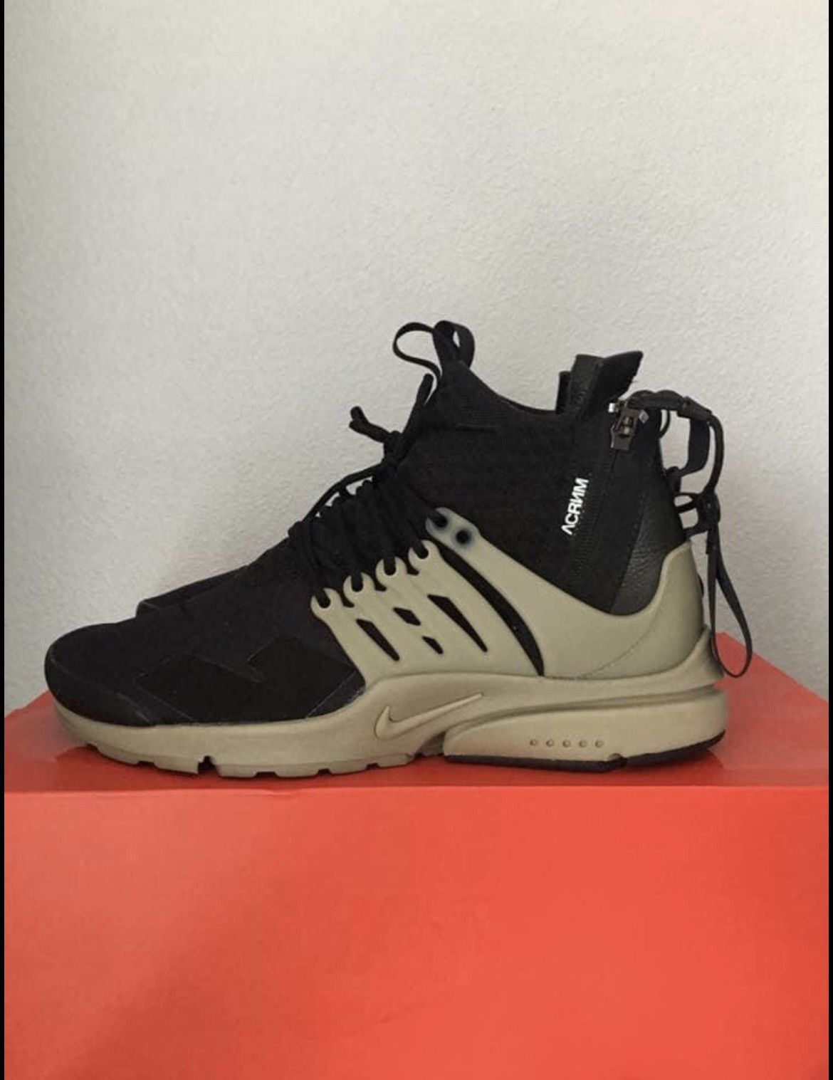 Acronym × Nike Acronym x Air Presto Mid Bamboo 2016 Size US 9.5 / EU 42-43 - 12 Thumbnail