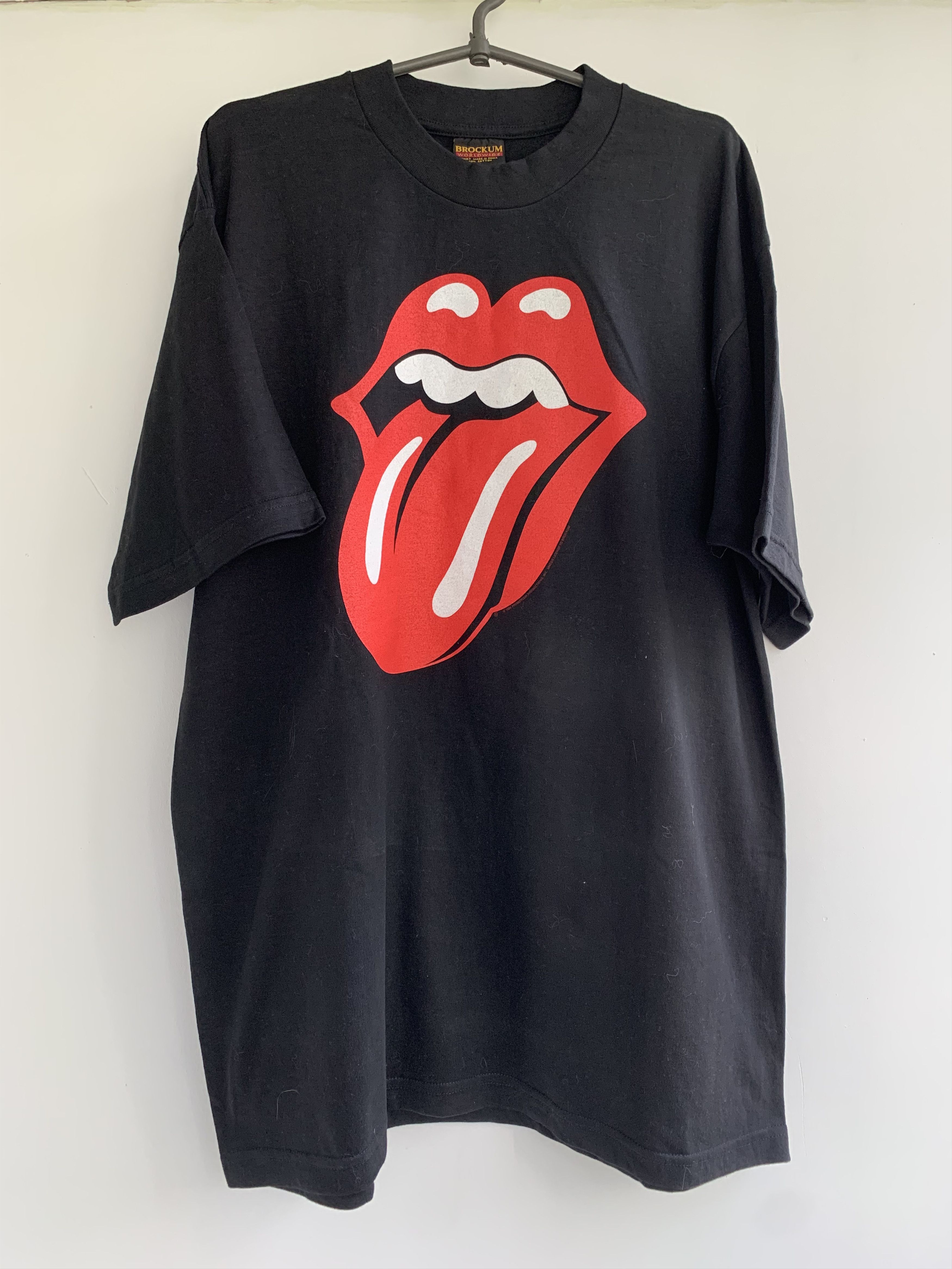 image of Brockum x The Rolling Stones Rolling Stones Vintage T Shirt Tour 1994 in Black, Men's (Size XL)