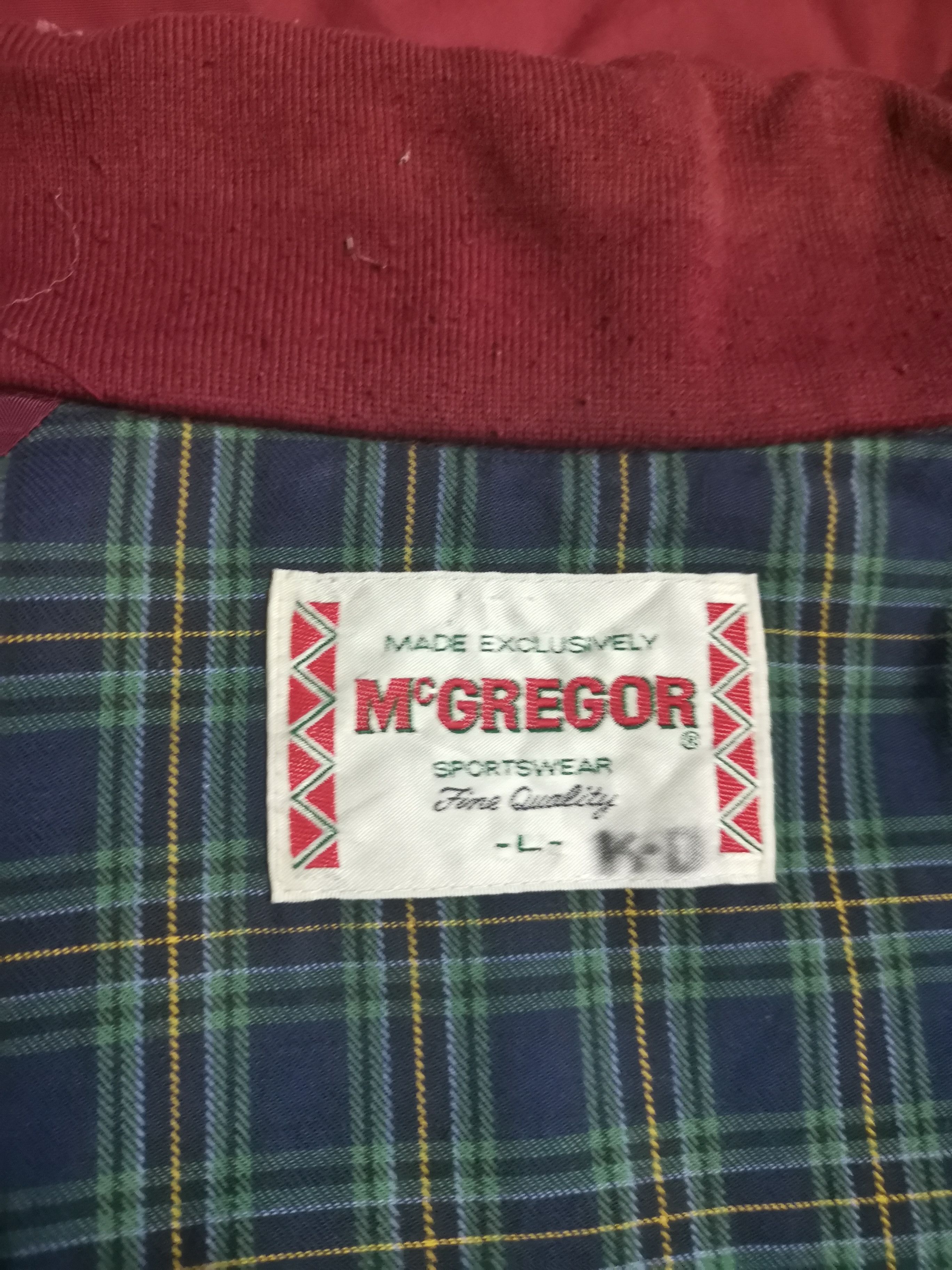 McGregor × Vintage Vintage Bomber Style Jacket Mc Gregor Size US L / EU 52-54 / 3 - 5 Thumbnail