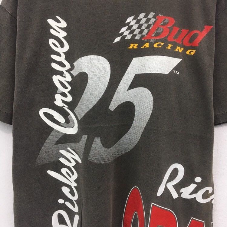 NASCAR Vintage BUD RACING x Ricky Craven Crewneck Tee Size US M / EU 48-50 / 2 - 6 Thumbnail